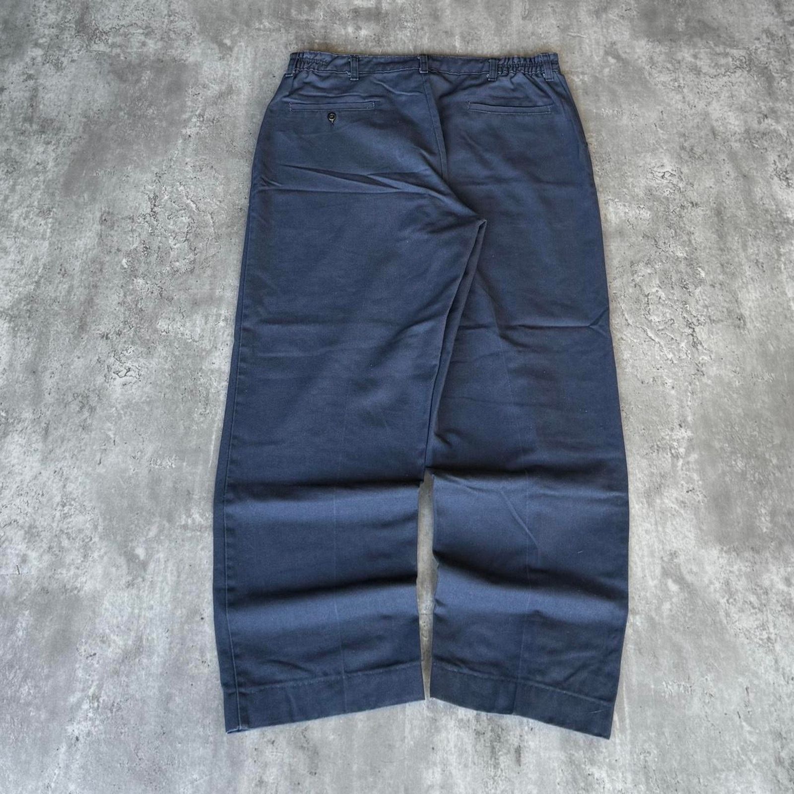 Carhartt × Carhartt Wip × Vintage Vintage Carhartt Style RedKap Faded Navy Baggy Work Pants Size US 35 - 2 Thumbnail