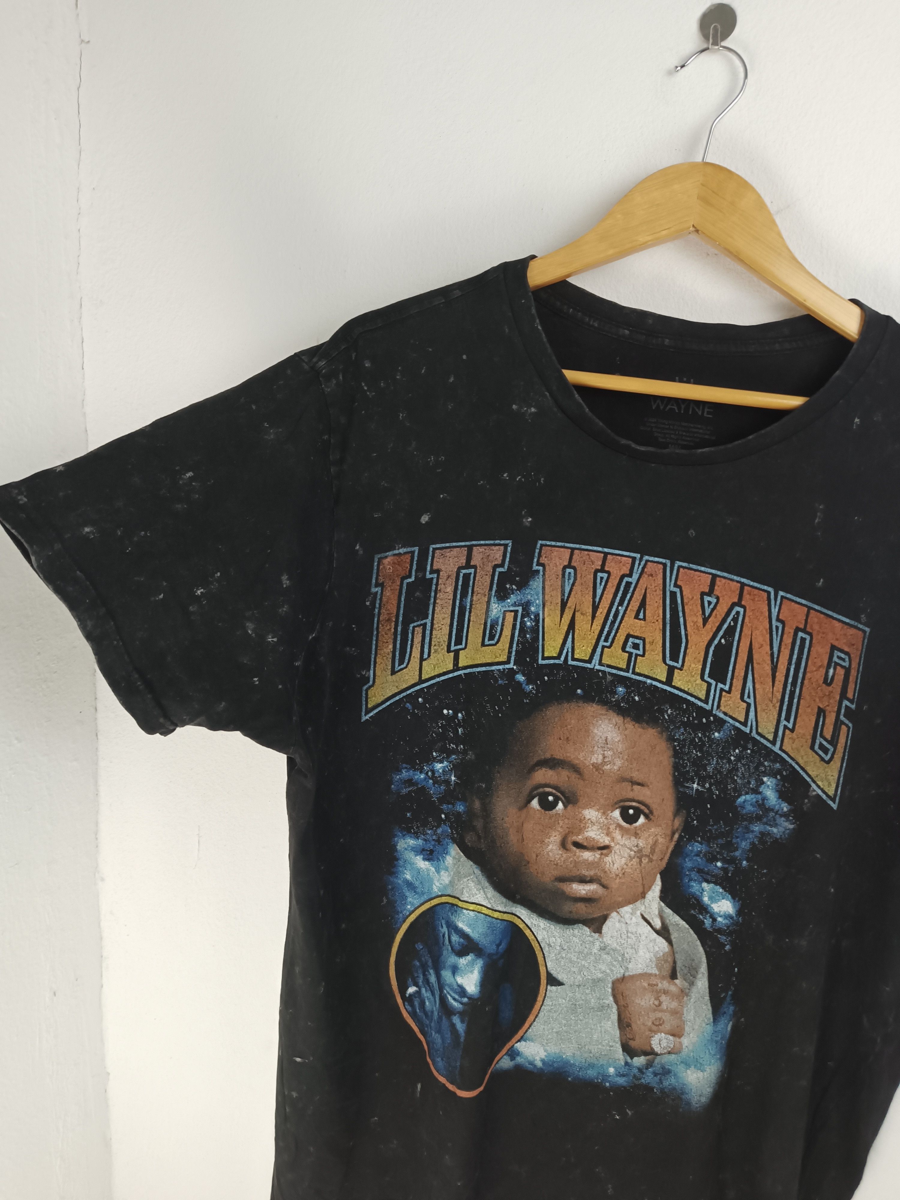 Rap Tees THRASHED FADED VINTAGE LIL WAYNE BABY TEE eminem 50cent Size US L / EU 52-54 / 3 - 13 Thumbnail