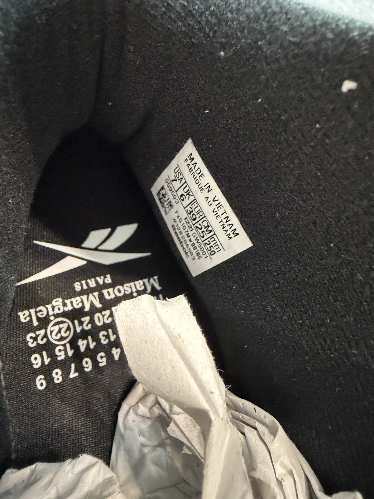 Maison Margiela × Reebok Maison Margiela x Reebok Project 0 TQ Memory OF Black Size US 7 / EU 40 - 12 Thumbnail
