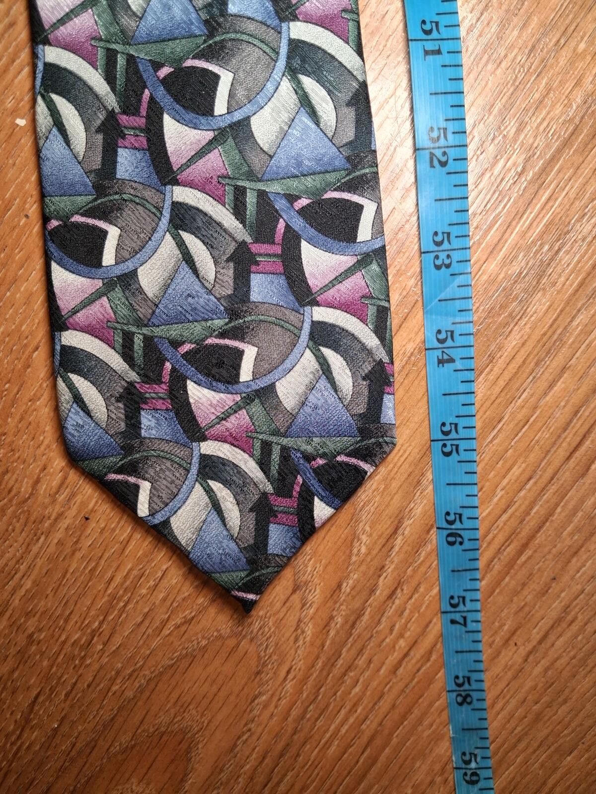 Other VINTAGE Jerry Garcia Silk Tie Multicoilor Abstract Art Size ONE SIZE - 4 Thumbnail