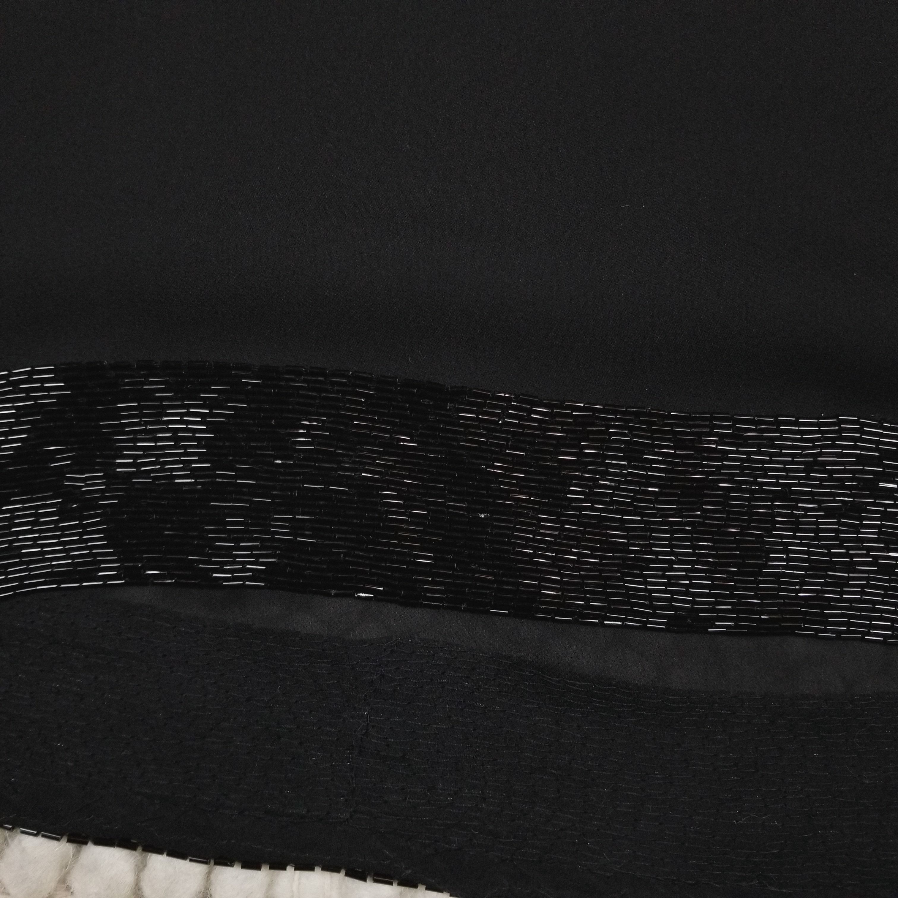 Parker Beaded Hem Silk Racerback Tank Top Size M / US 6-8 / IT 42-44 - 5 Thumbnail