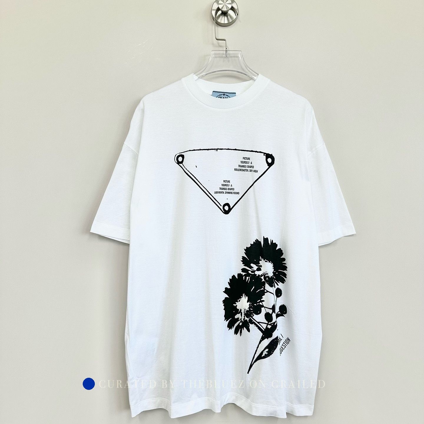 Prada Graphic Print Short Sleeve Tee Size US XS / EU 42 / 0 - 1 Thumbnail
