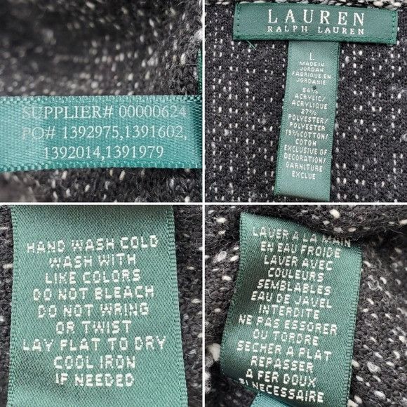 Ralph Lauren Ralph Lauren Black White Boucle Tweed Light Racer Style Moto Size L / US 10 / IT 46 - 4 Thumbnail