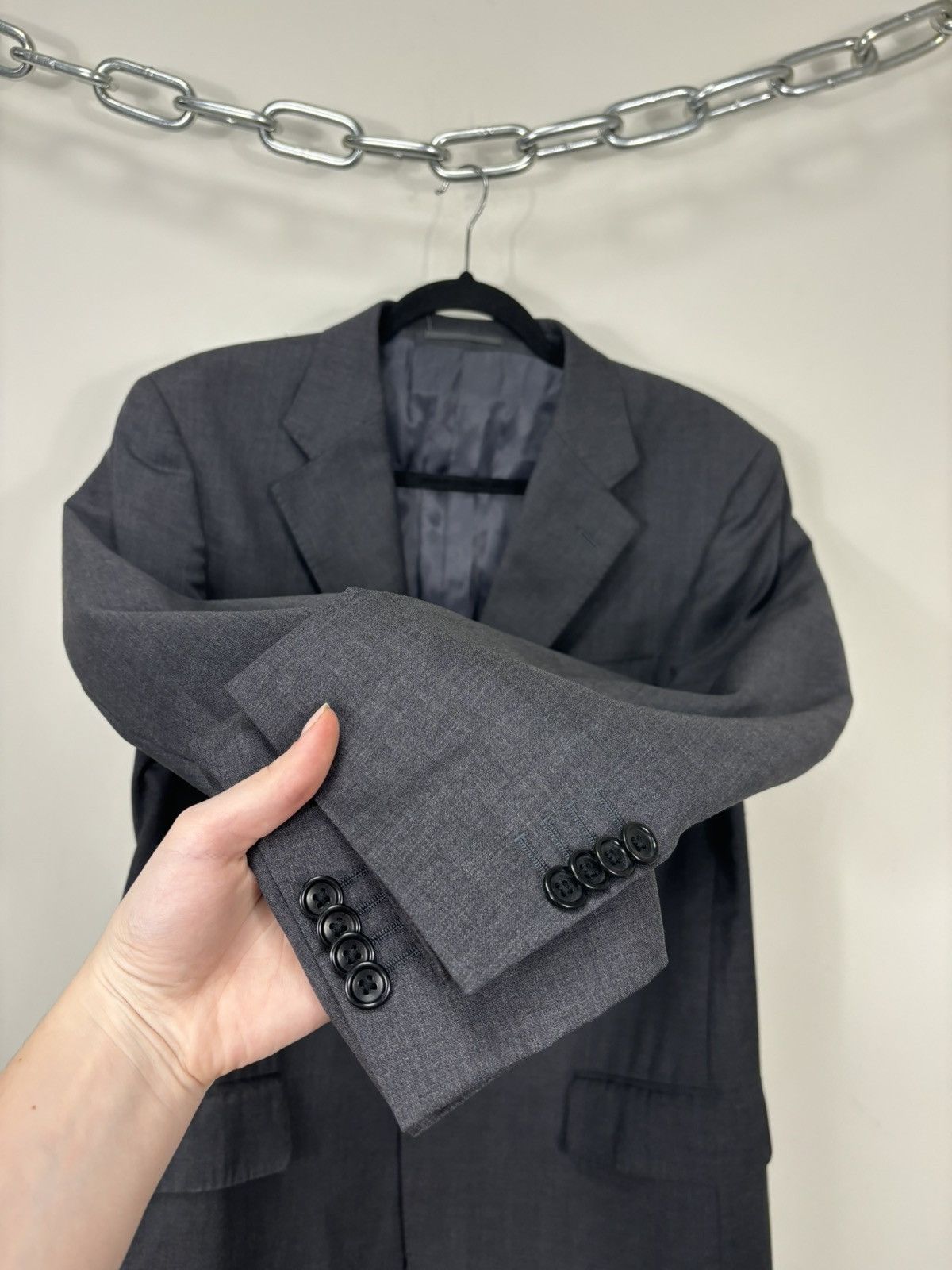 Boggi Boggi 3-Button Men’s Formal Luxury Wool Blazer Jacket Size 40R - 10 Thumbnail