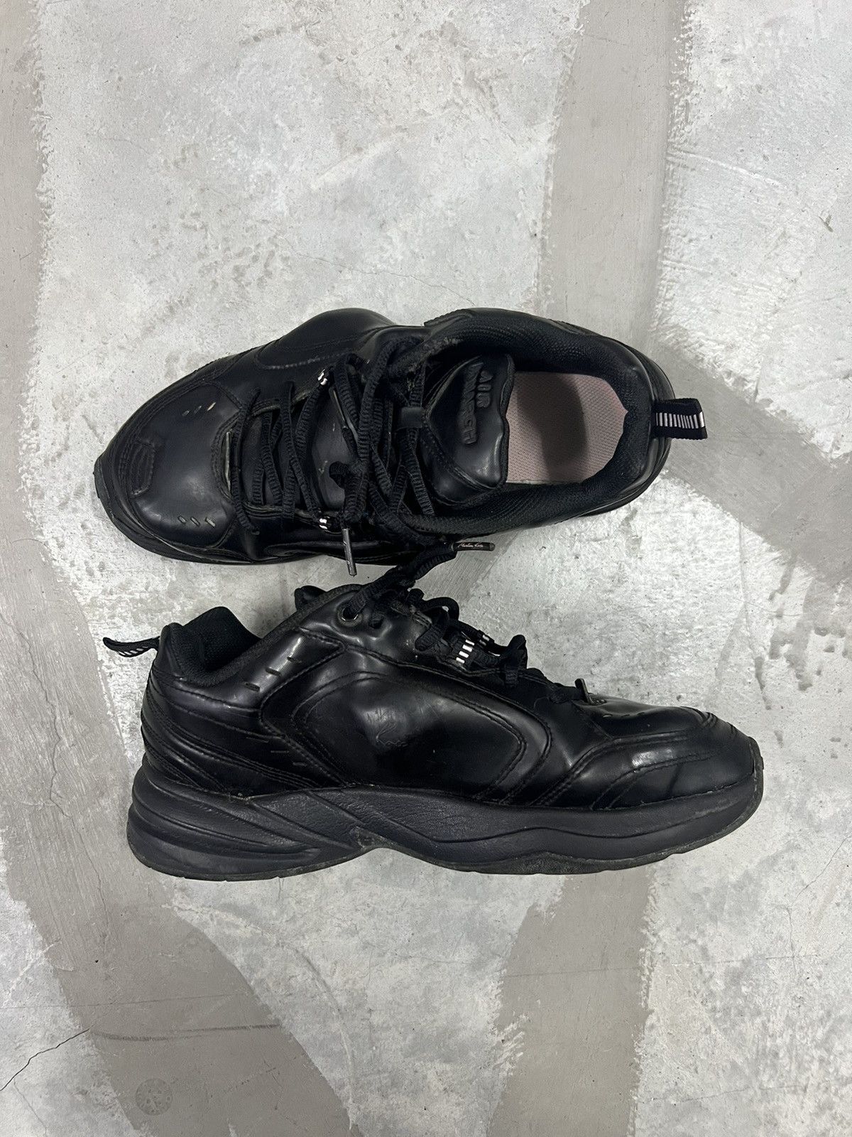 Martine Rose x Nike Air Monarch IV in black