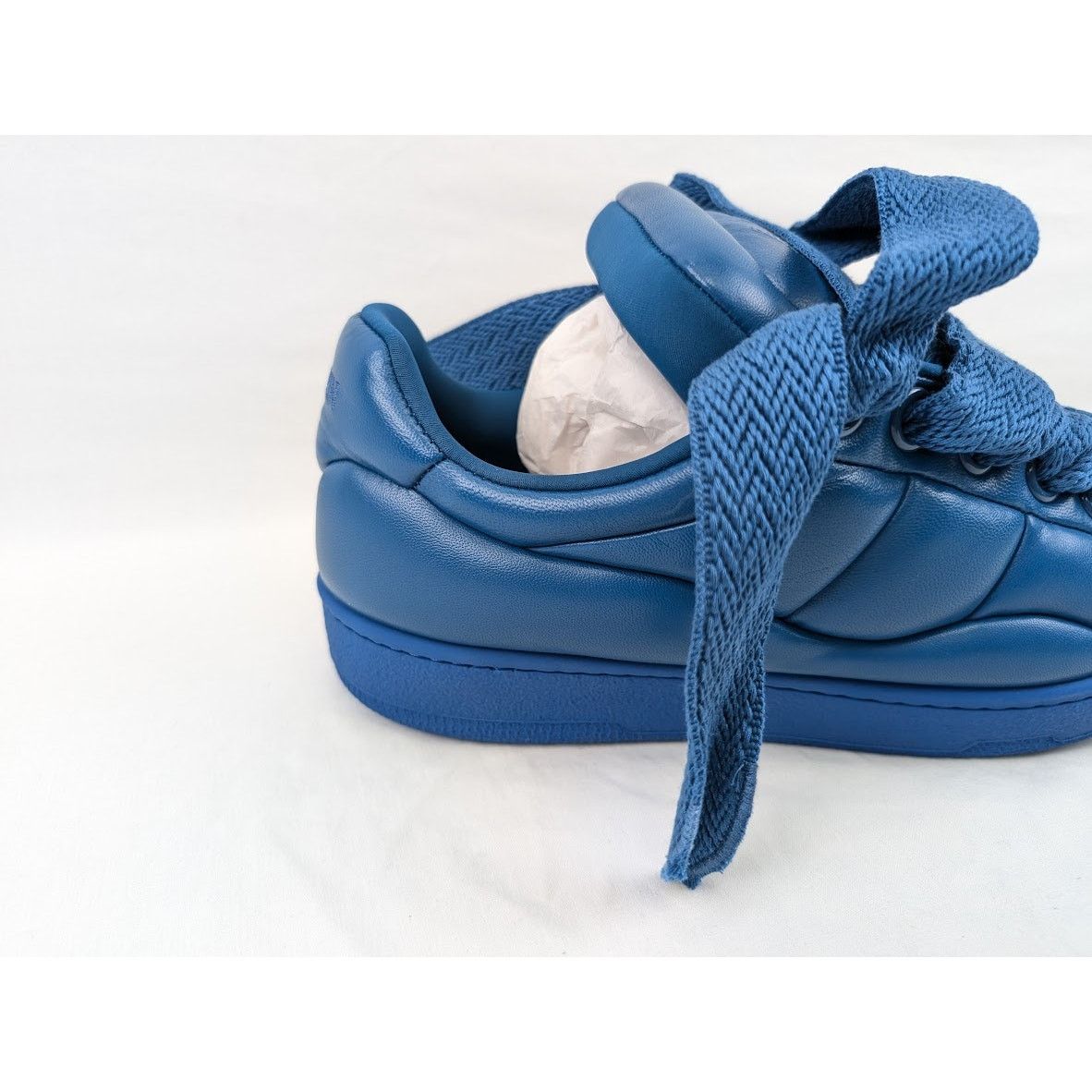Lanvin o1rshd1 Curb XL Low Top Sneakers in Blue Size US 11 / EU 44 - 5 Thumbnail