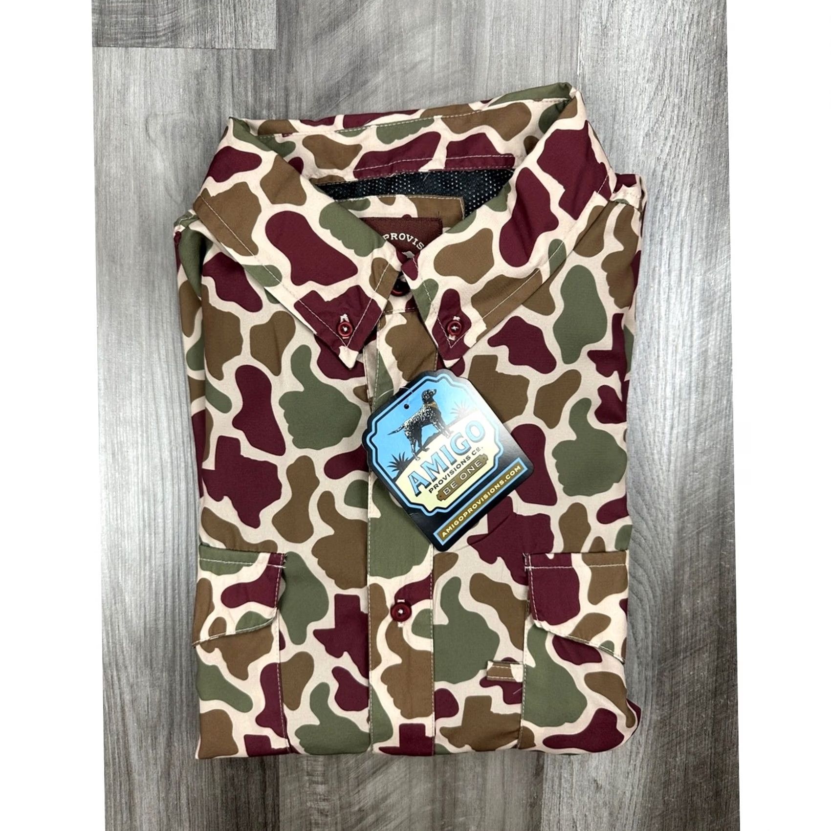 Vintage VINTAGE Texas A&M Aggies Amigo Provisions Camo Vented Long Sleeve Button Down 3XL Mens Size US XXL / EU 58 / 5 - 2 Thumbnail