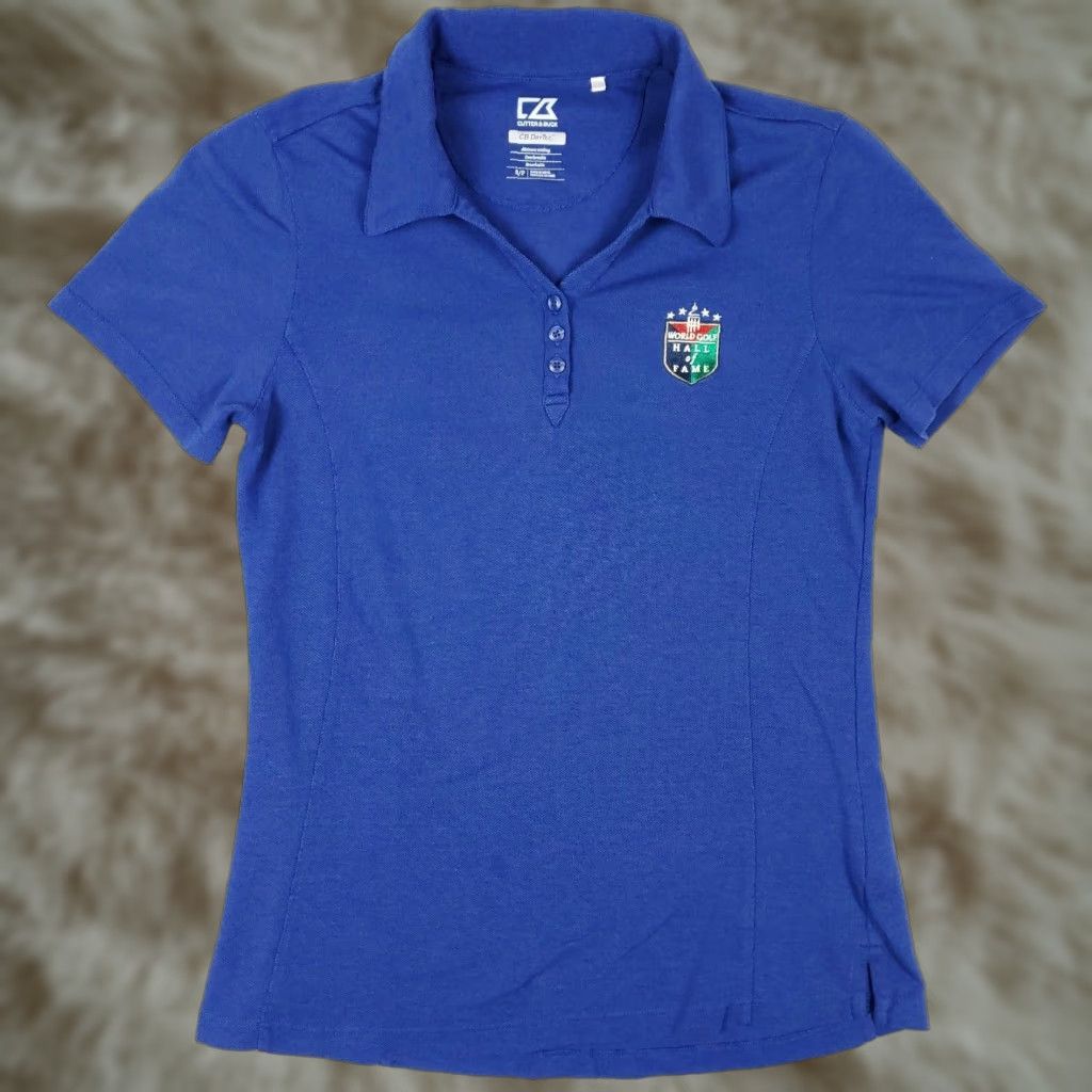 Cutter & Buck Cutter & Buck World Golf Hall Of Fame Blue Womens Polo Shirt S Size S / US 4 / IT 40 - 1 Thumbnail