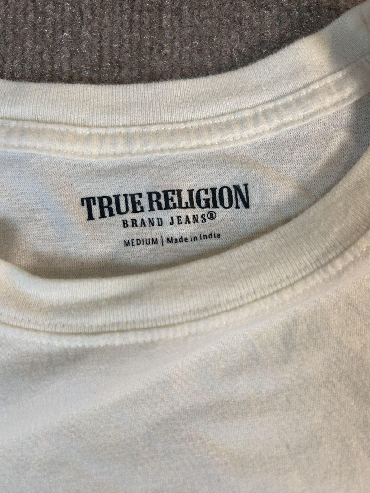 True Religion True Religion Long Sleeve Men’s Medium White Graphic Tee0085 Size US M / EU 48-50 / 2 - 3 Thumbnail