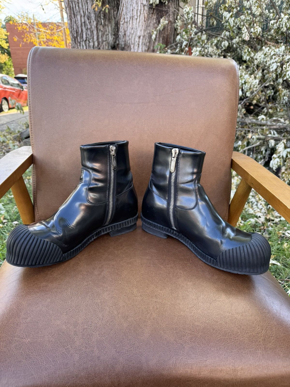 Calvin Klein 205W39NYC Calvin Klein 205W39NYC AW18 Spazzolalto Fireman Boots Size US 6.5 / EU 39-40 - 4 Thumbnail