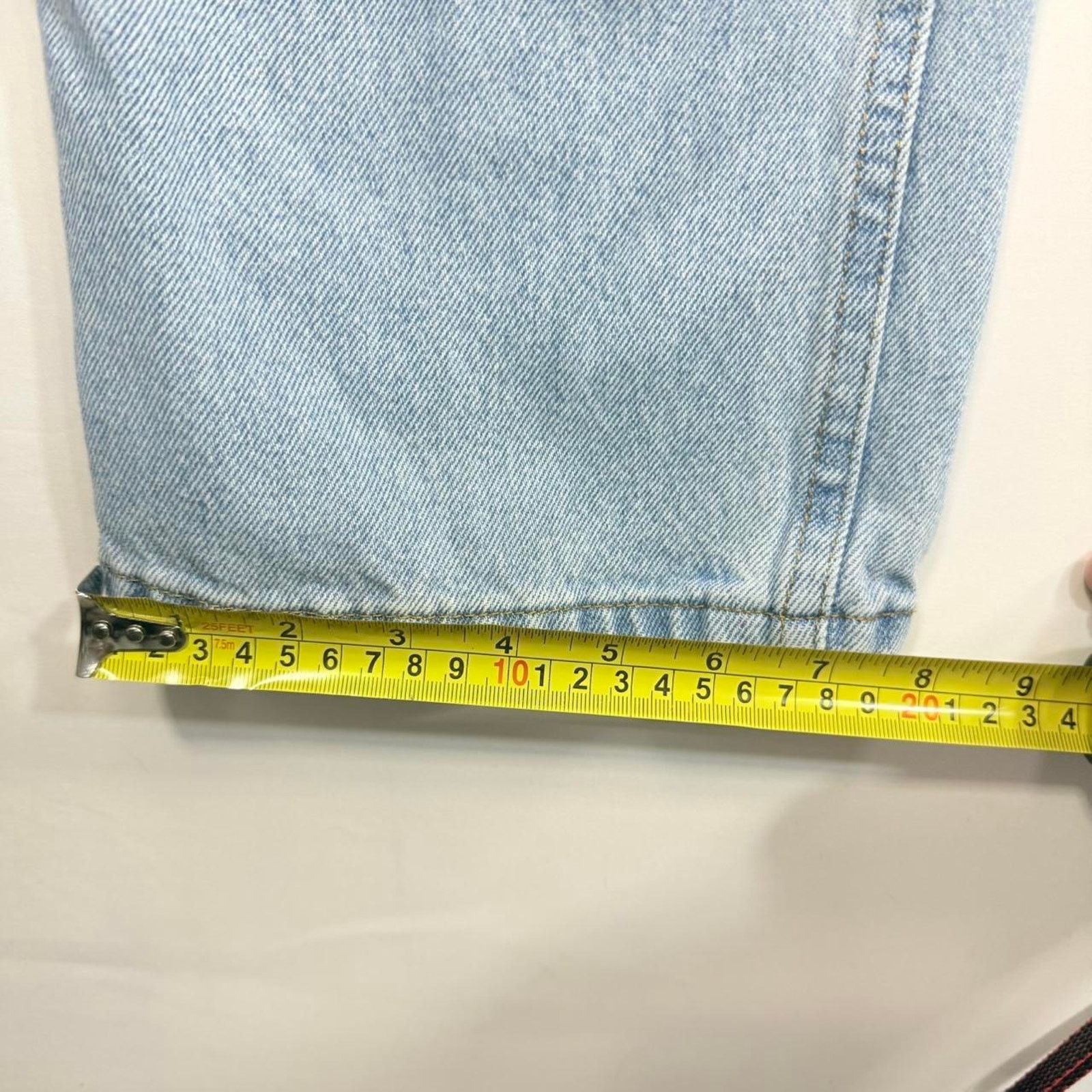 Faded Glory Vintage 90s Faded Glory Light Blue Jeans 36 X 34 Size US 36 / EU 52 - 6 Thumbnail
