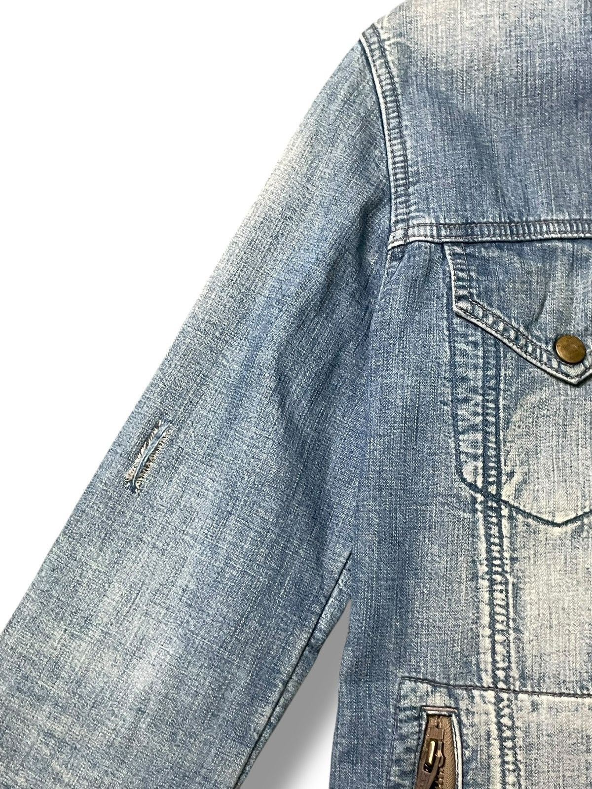 Vintage Vintage N.Hoolywood Zip-Up Denim Jacket(48) Size US XS / EU 42 / 0 - 5 Thumbnail