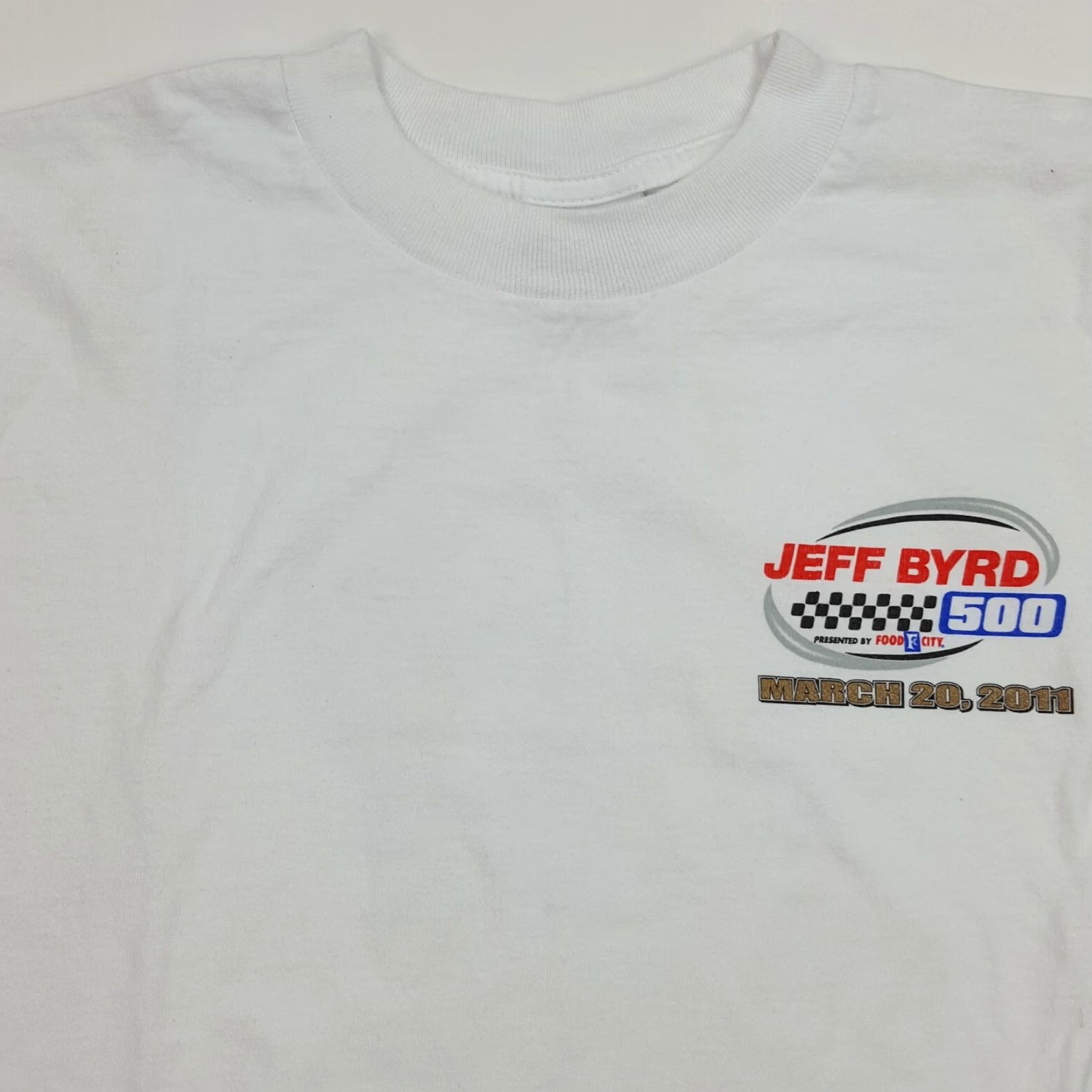NASCAR VINTAGE Bayside NASCAR Racing T-Shirt Shirt Graphic White 2011 90s Retro Car M Adults Mens Baseball Crew Neck Short Sleeve White Graphics Size US M / EU 48-50 / 2 - 5 Thumbnail