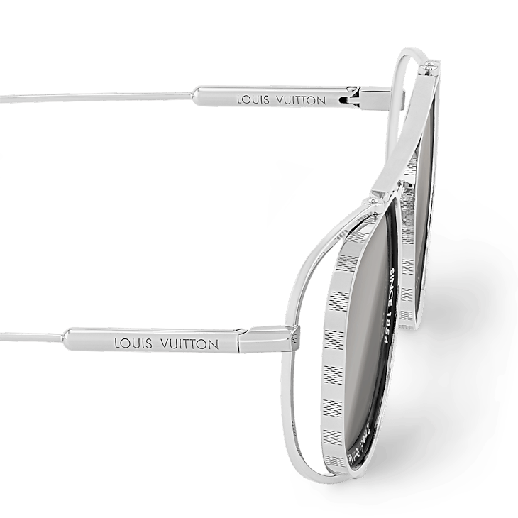 Louis Vuitton LV Super Vision Metal Pilot Square Sunglasses Size ONE SIZE - 2 Thumbnail