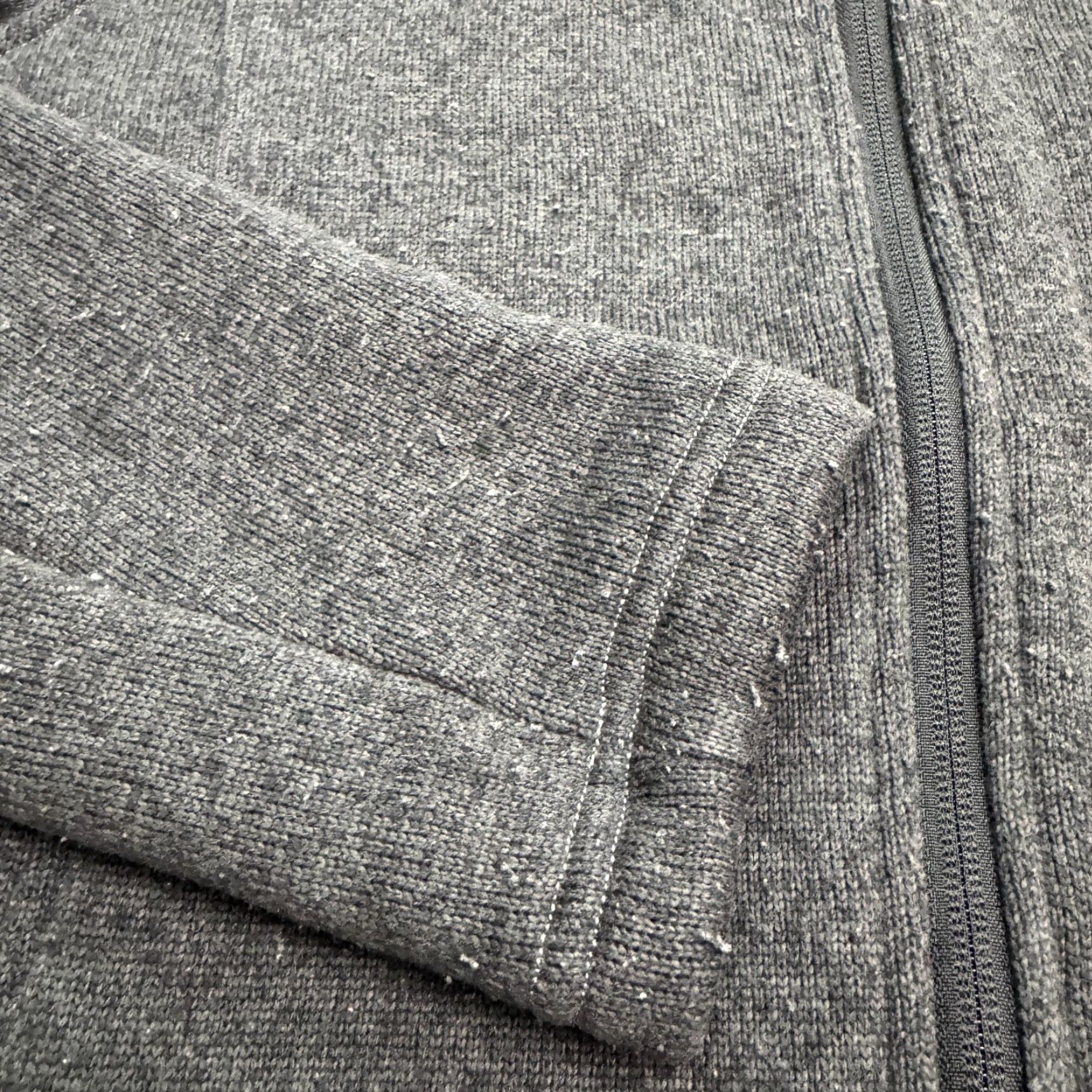 The North Face The North Face Crescent Full Zip Fleece Jacket Womens Large Gray Pockets Outdoor Size L / US 10 / IT 46 - 6 Thumbnail