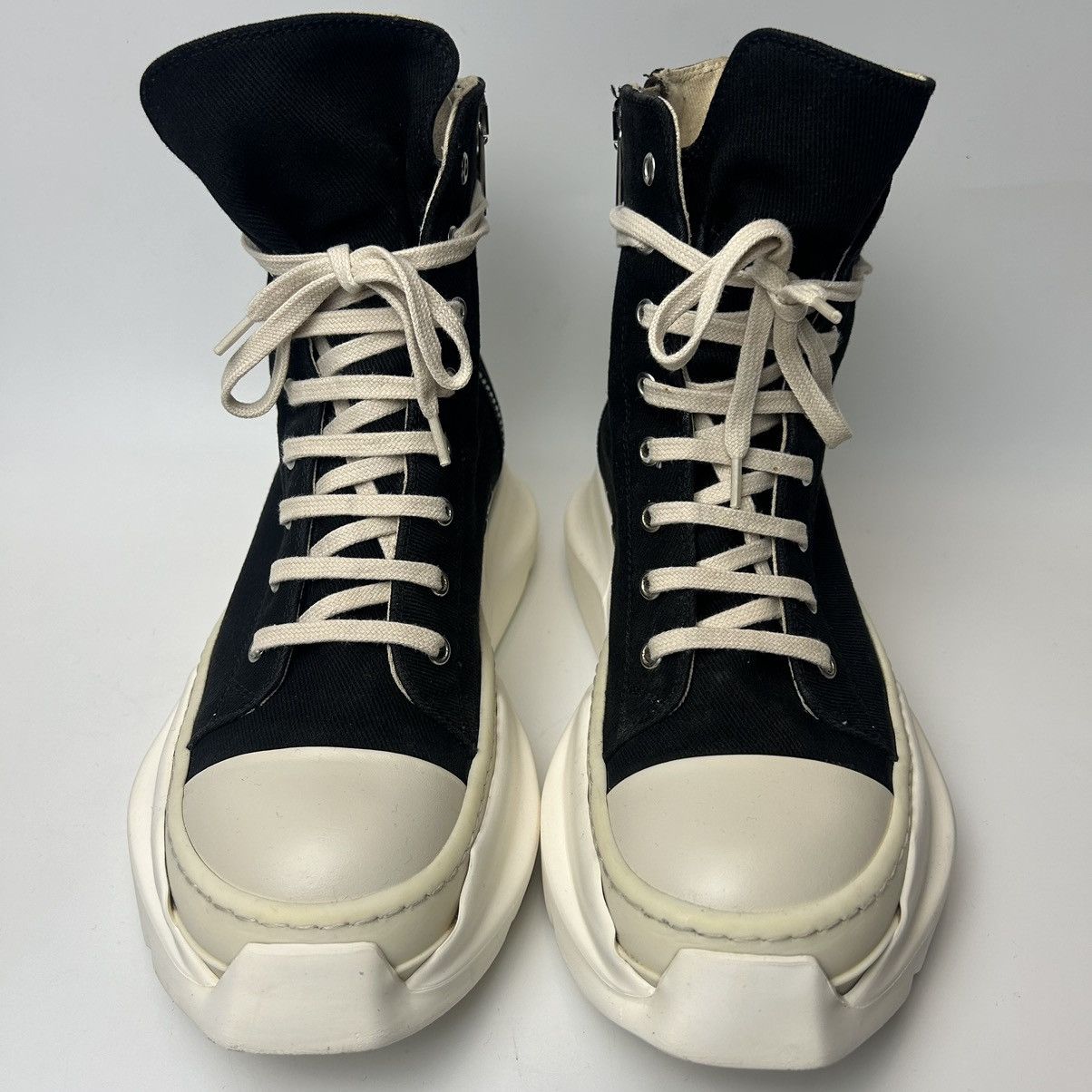 Rick Owens × Rick Owens Drkshdw Rick Owens Ramones High Abstract 