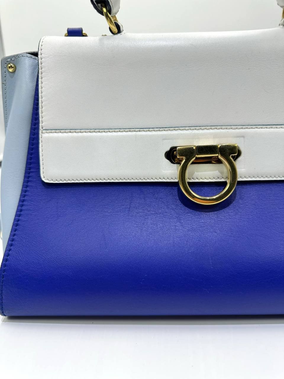 Salvatore Ferragamo Salvatore Ferragamo Medium Sofia Leather Satchel Size ONE SIZE - 16 Thumbnail
