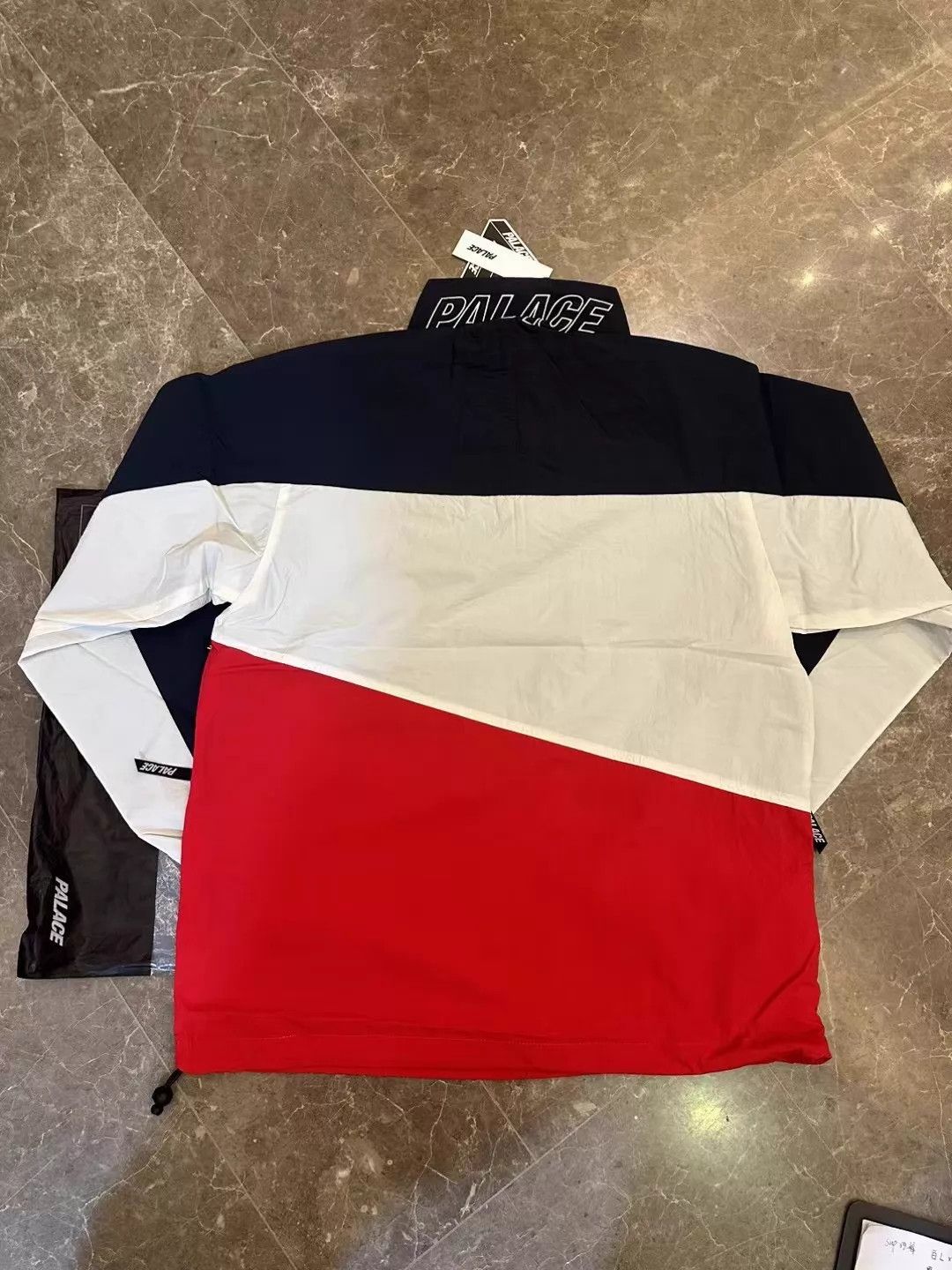 Palace Palace 3 Track Shell Colorblock Zip Jacket Black/White S Size US S / EU 44-46 / 1 - 2 Thumbnail