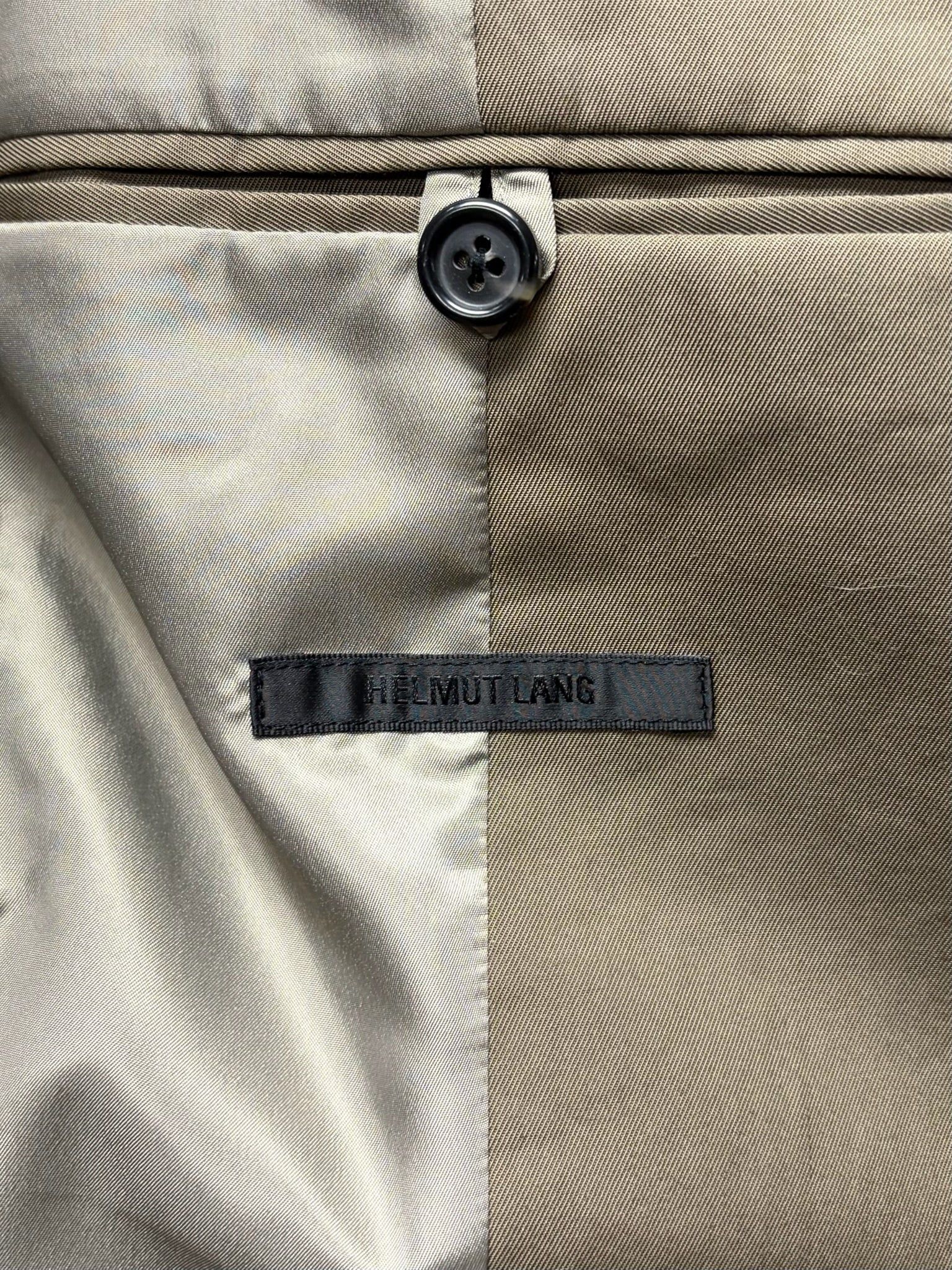 Helmut Lang Vintage Helmut Lang Oversized Dust Brown Heavy Cotton Blazer Size 36R - 5 Thumbnail