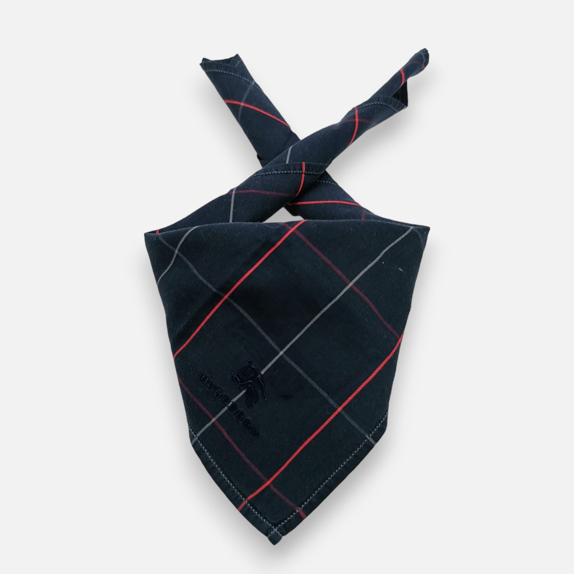 Burberry Vintage Burberry Handkerchief Pocket Square Bandana Size ONE SIZE - 1 Thumbnail