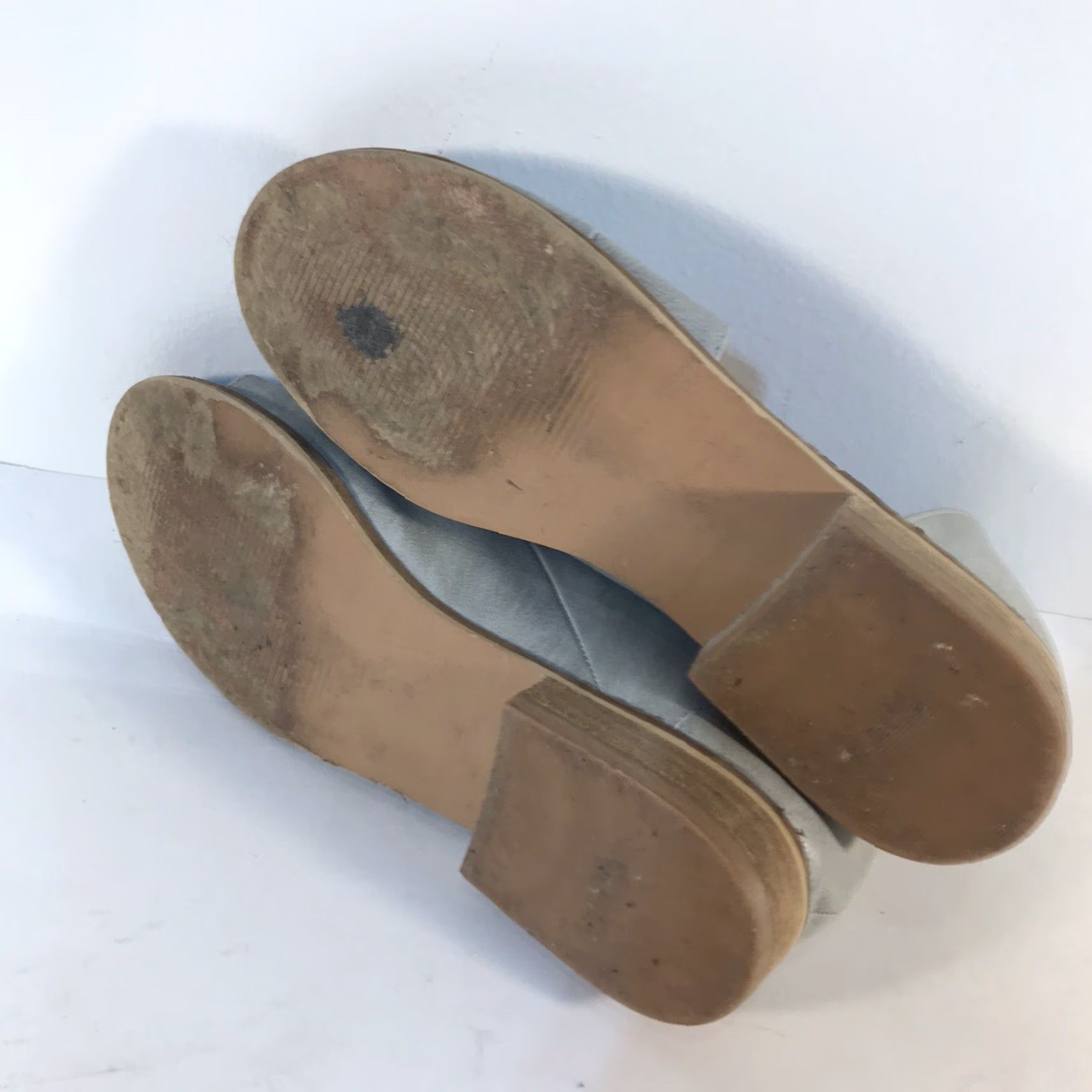 Vintage Ccocci Adele Gray Leather Slides Peep Toe Women’s Size 7 Low Heel Size US 7 / IT 37 - 7 Thumbnail