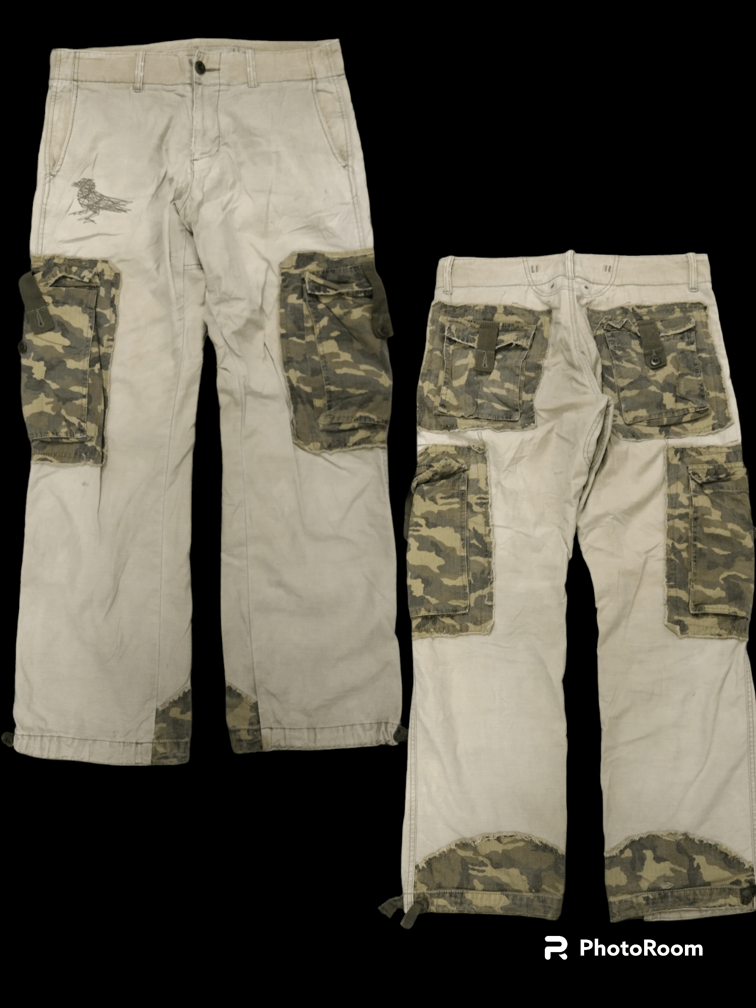 Modern Amusement SICK PACTHWORK CAMO MODERN AMUSEMENTS CARGO Size US 33 - 1 Thumbnail
