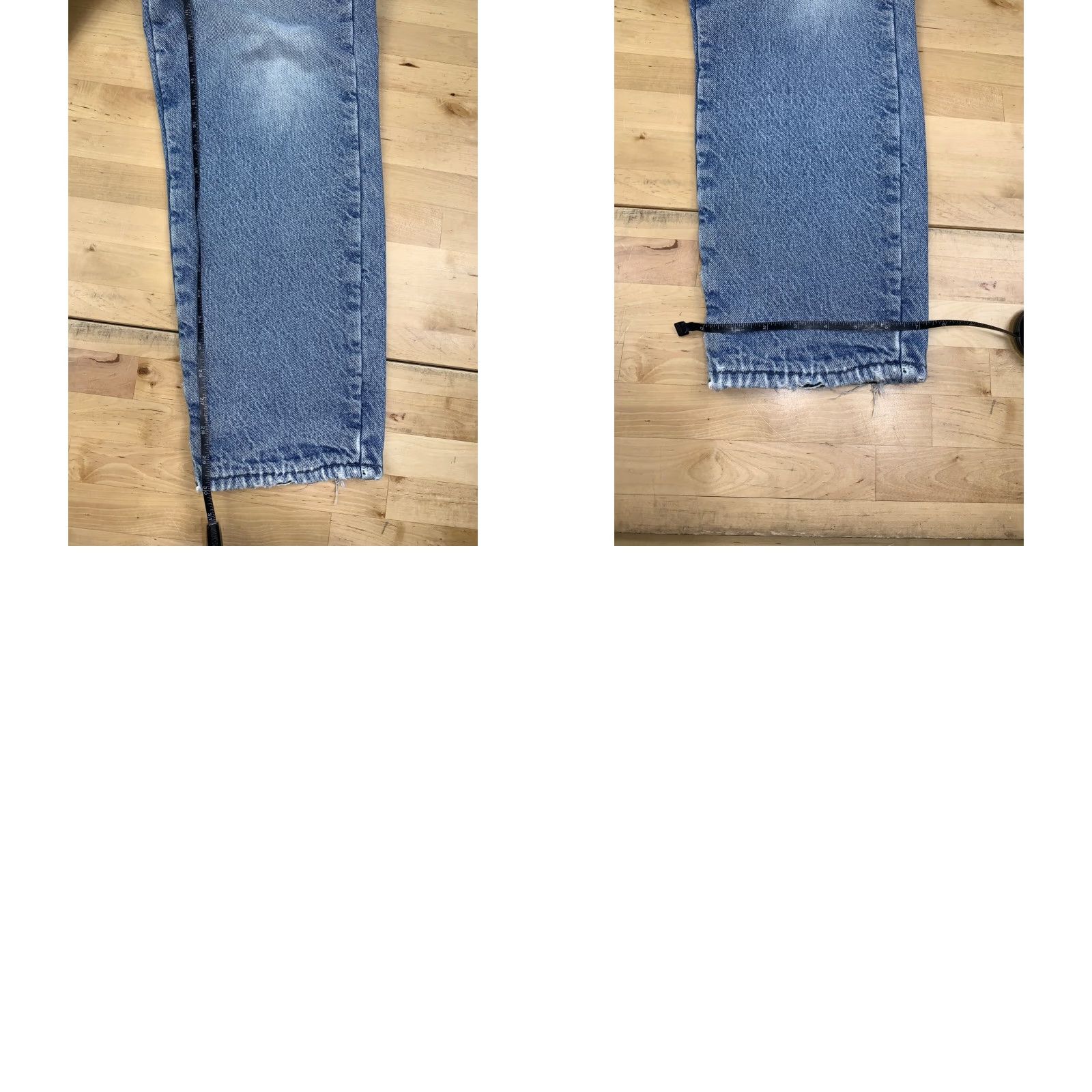 Vintage VINTAGE L.L. Bean Denim Jeans Mens 32x30 Blue Straight 90s Nature USA Lined Jeans Regular 30in Inseam Men Size US 32 / EU 48 - 9 Thumbnail