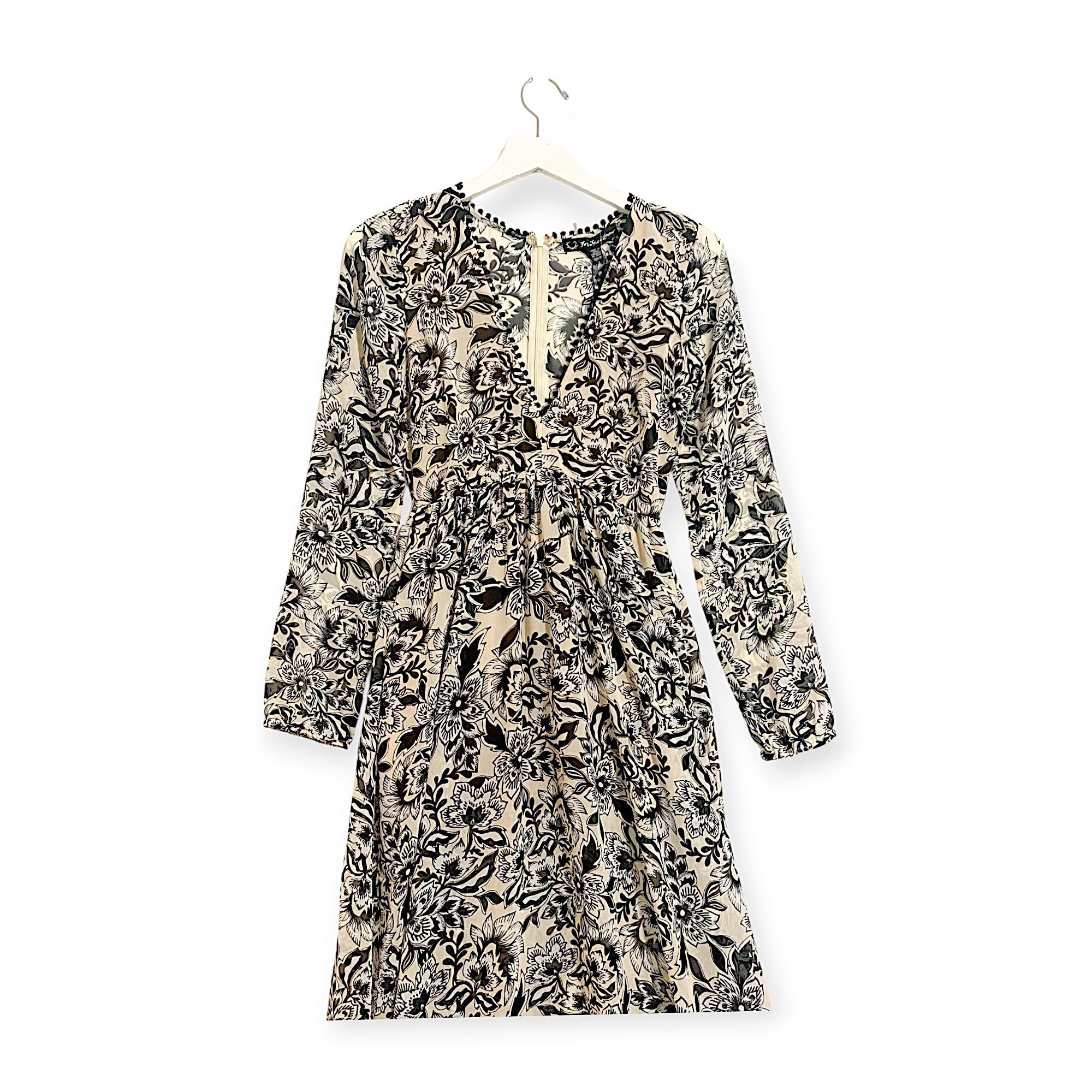 For Love & Lemons For Love & Lemons Grace Maxi Dress, Nude Floral Print, Size Size XS / US 0-2 / IT 36-38 - 8 Thumbnail