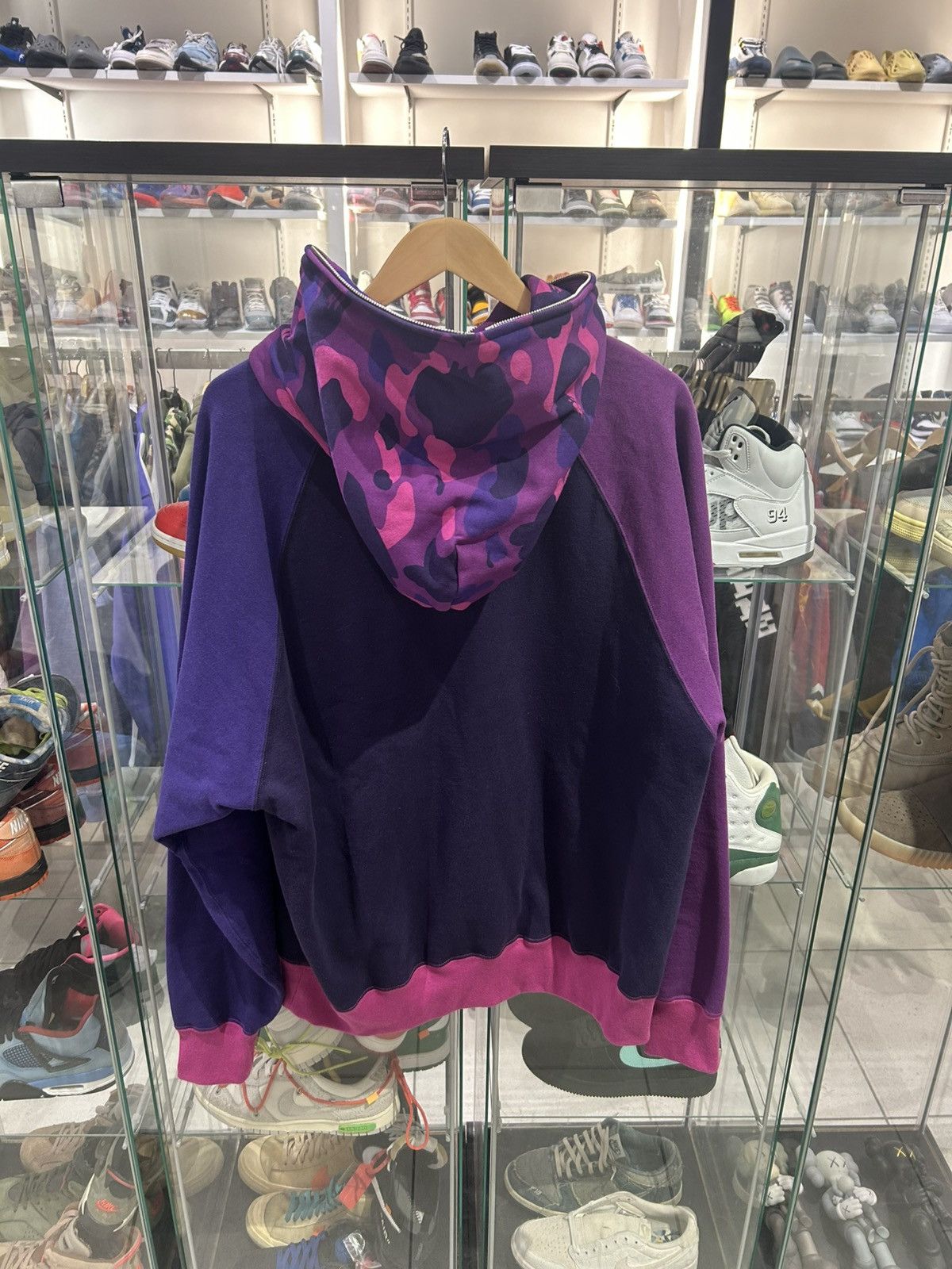 Bape Bape color camo relaxed fit full zip purple Size US XL / EU 56 / 4 - 3 Thumbnail