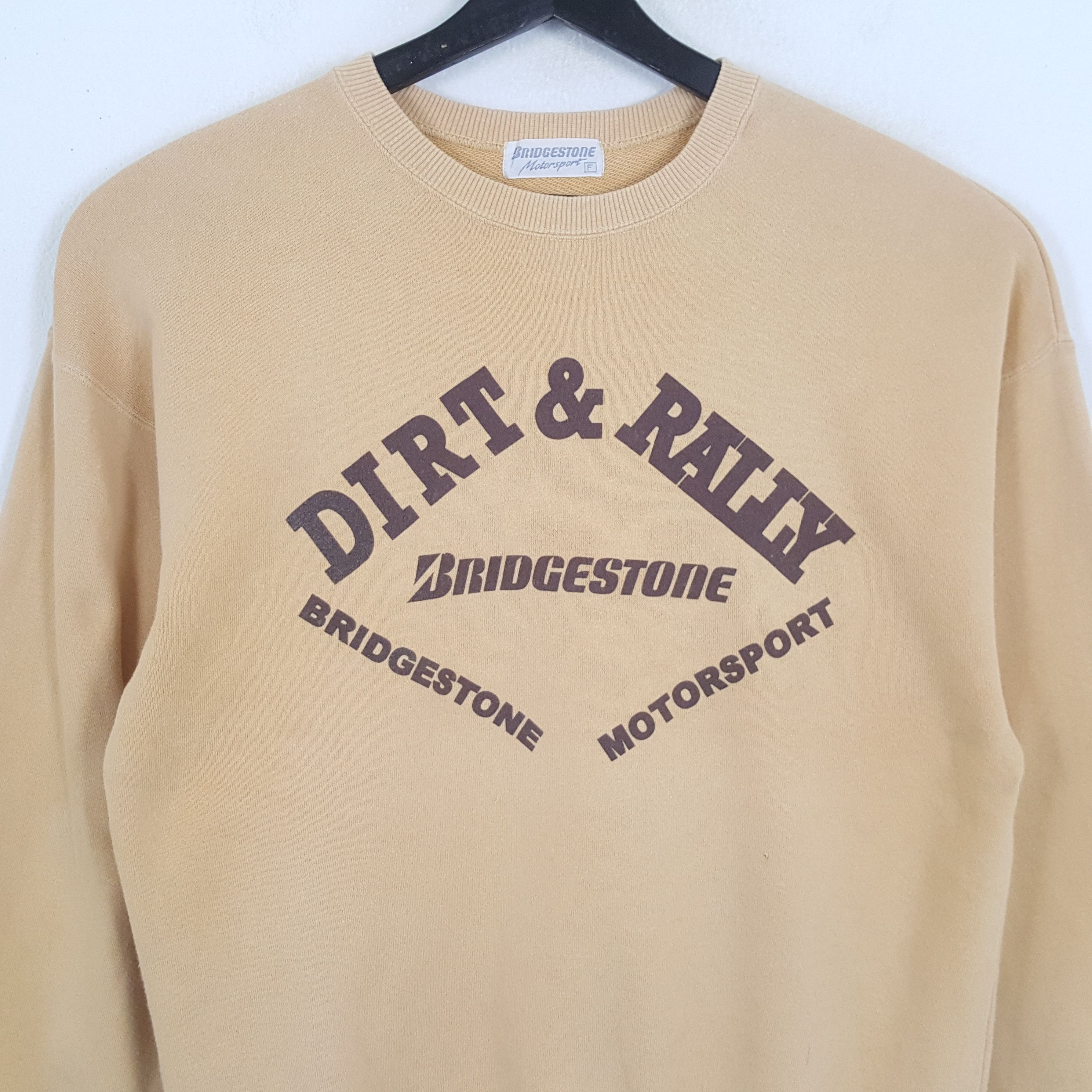 Vintage BRIDGESTONE MOTORSPORTS X Honda Custom Art Sweatshirt Size US M / EU 48-50 / 2 - 2 Thumbnail