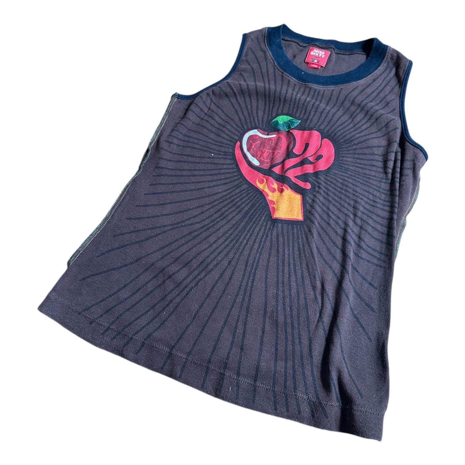 Miss Sixty The Miss Sixty Apple “72” Tank Top Size ONE SIZE - 3 Thumbnail