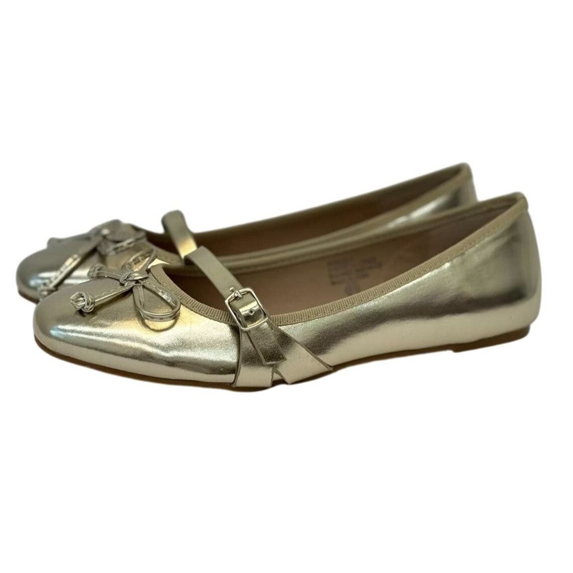 Other CHASE + CHLOE / Fergie-1/ Metallic Gold Ballet / Flats / Wit Size US 10 / IT 40 - 3 Thumbnail