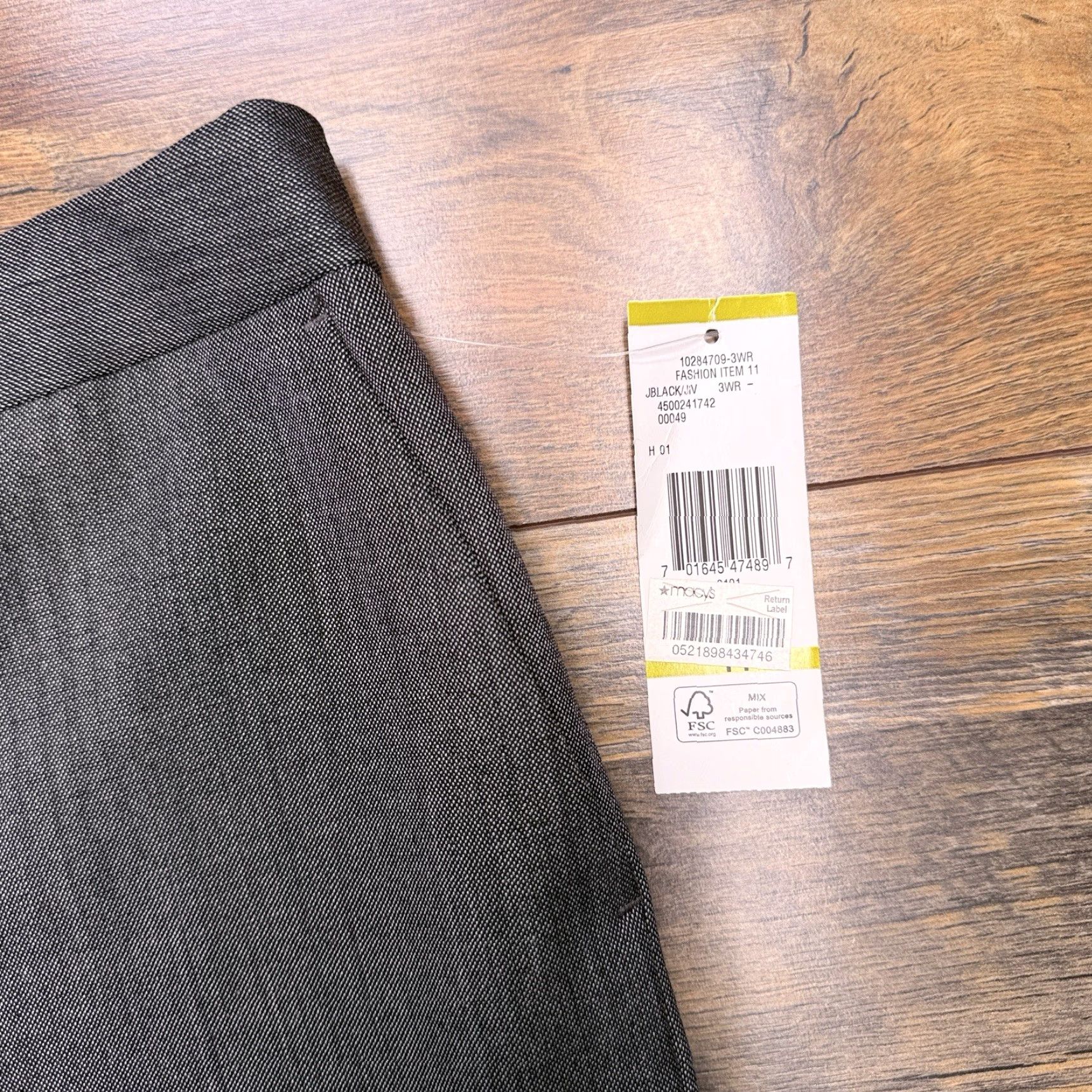 Jones New York Jones New York Modern Fit Pants Women 14 Gray Easy Care Stretch Dress Pants Regular Inseam 32 Flared Leg Size 36" / US 14 / IT 50 - 4 Thumbnail
