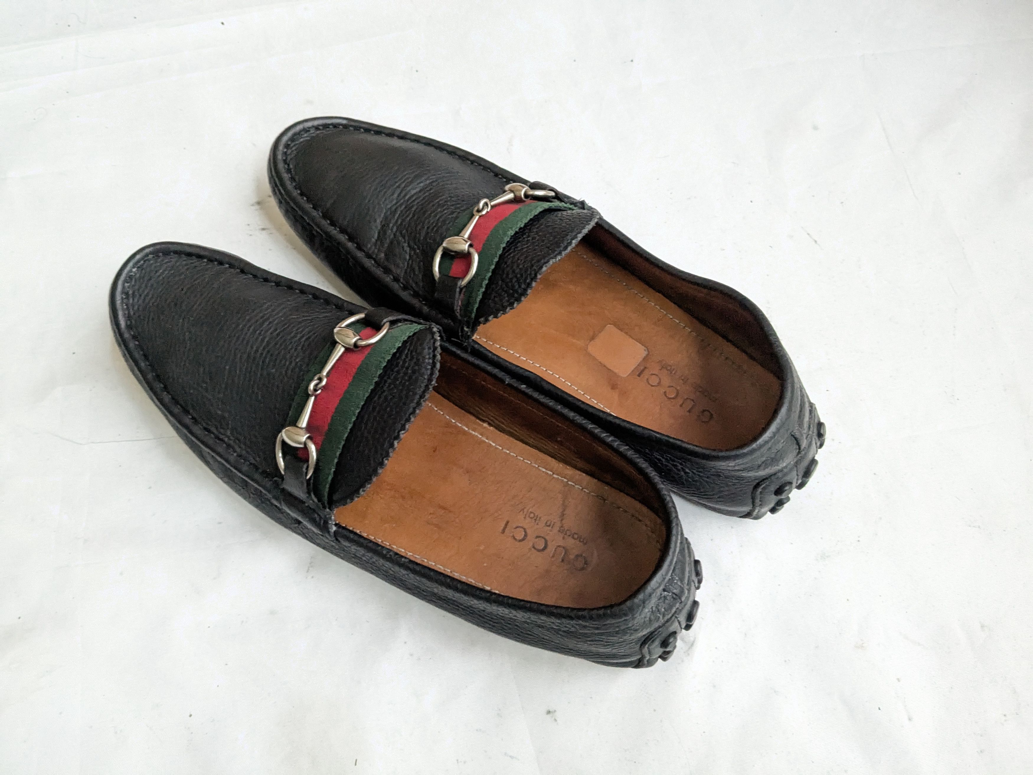 Gucci Gucci Horsebit Driving Loafers Black Leather 10.5 Slip On Size US 10.5 / EU 43-44 - 9 Thumbnail