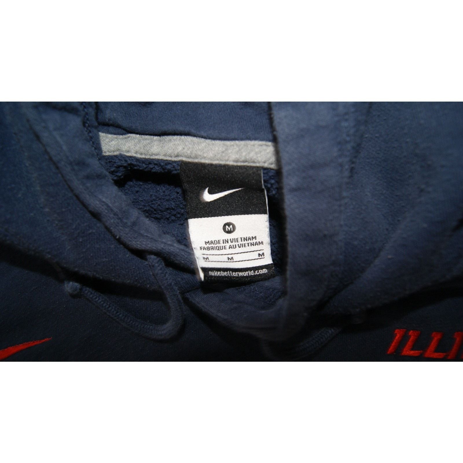Nike ILLINOIS FIGHTING ILLINI Swim & Diving M Hoodie Sweatshirt Size US M / EU 48-50 / 2 - 2 Thumbnail