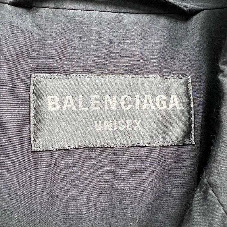Balenciaga Logo Print Zip-Up Jacket