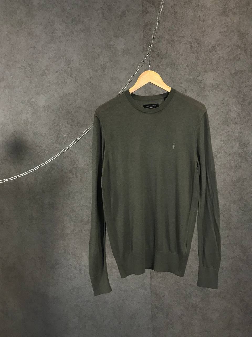 Allsaints Allsaints designer logo wool sweater Size US S / EU 44-46 / 1 - 1 Thumbnail