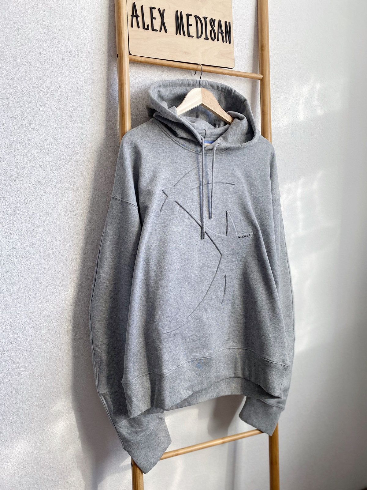 Mugler Mugler x H&M Star Motif Hoodie Size L Size US L / EU 52-54 / 3 - 9 Thumbnail
