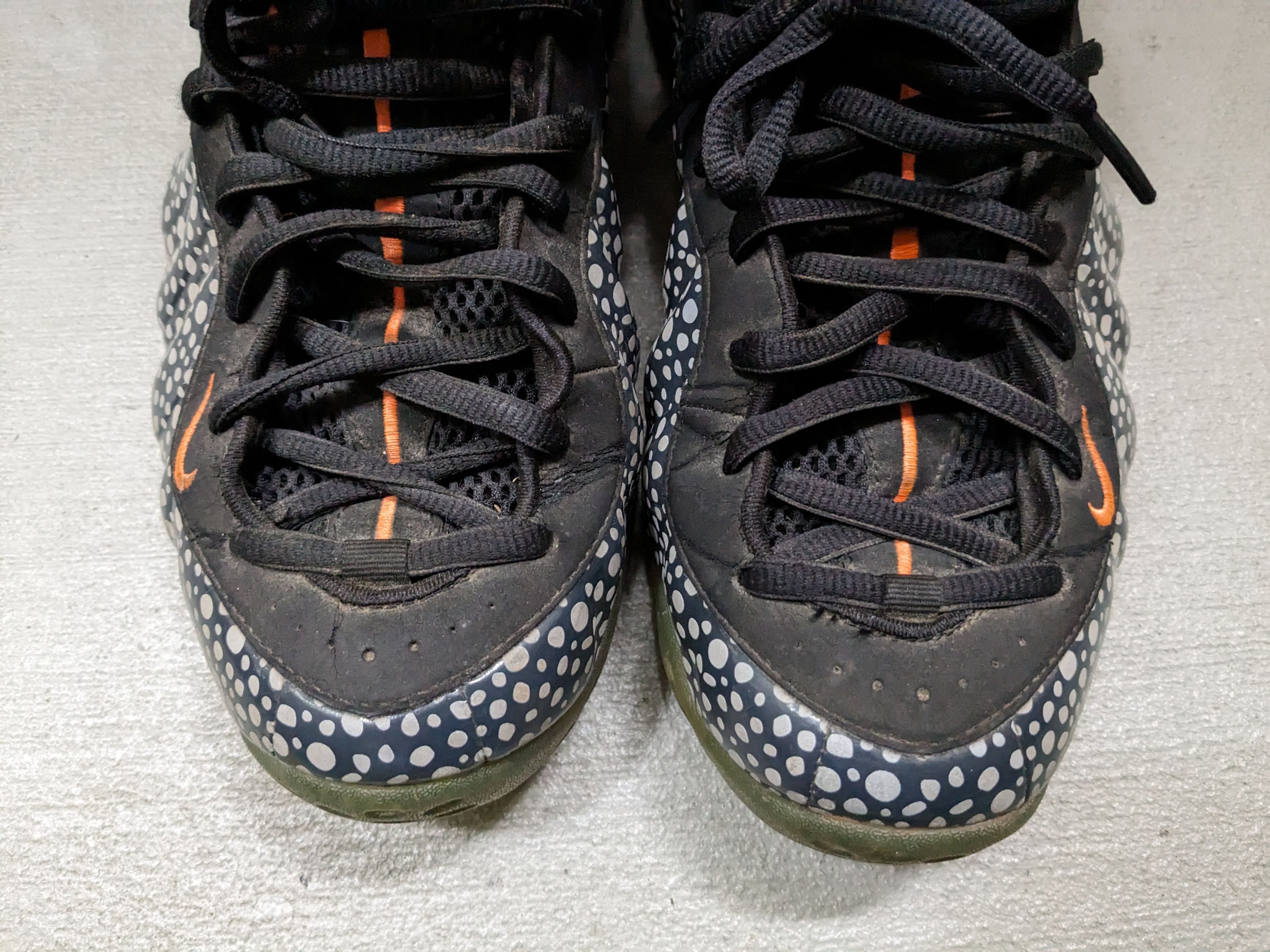 Nike Nike Air Foamposite One PRM Safari Size 11.5 575420-003 Size US 11.5 / EU 44-45 - 4 Thumbnail