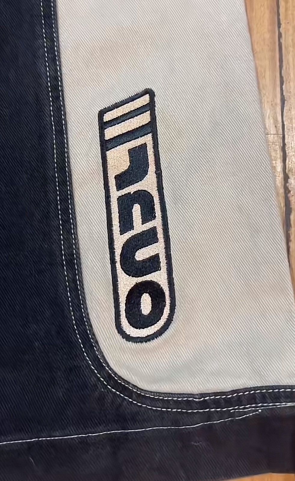 JNCO Vintage JNCO TRED jeans Black-beige 32 Y2K SURFWEAR RARE Size US 32 / EU 48 - 5 Thumbnail