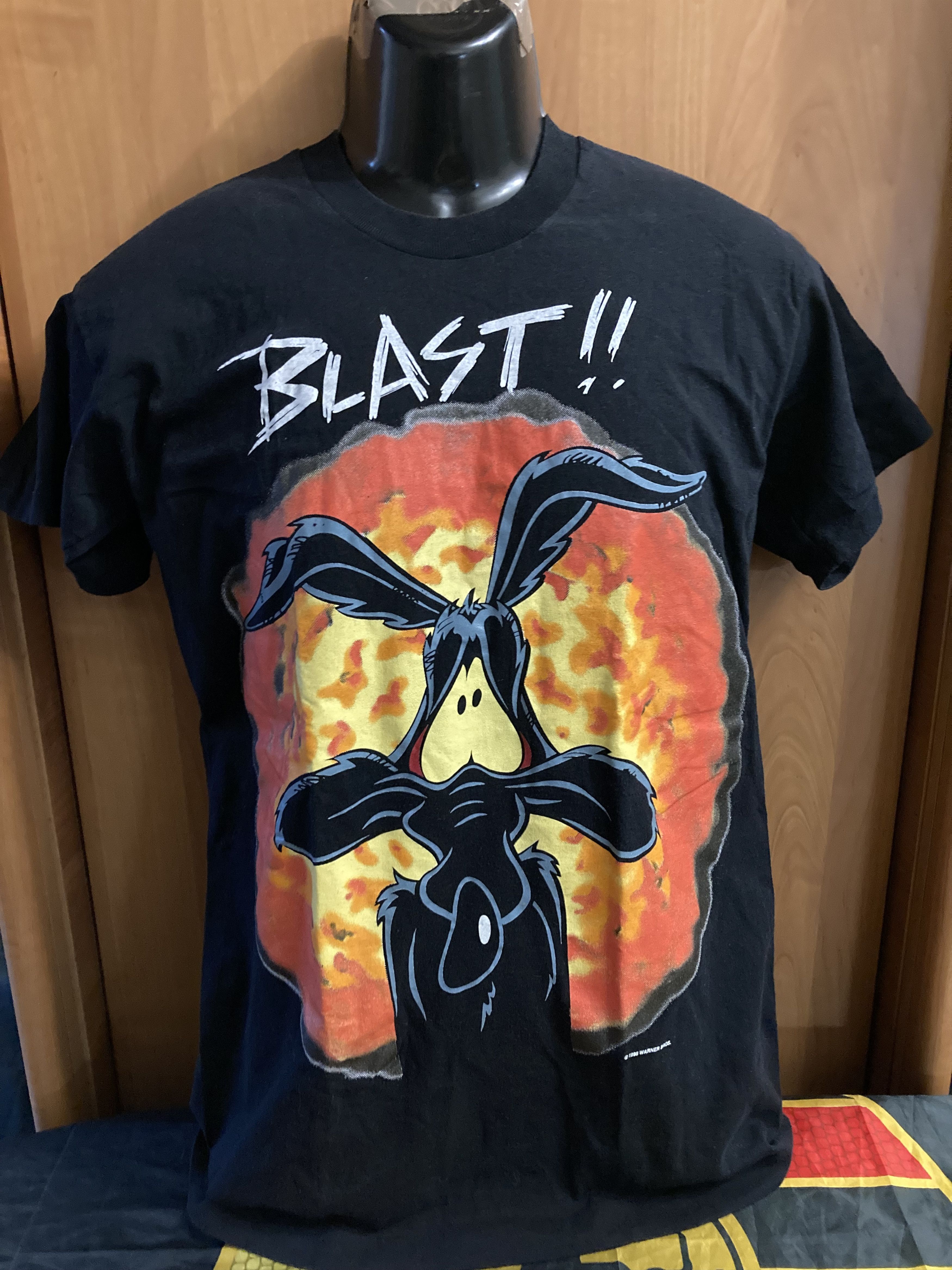 Warner Bros VTG 1995 Warner Bros Looney Tunes Coyote Road Runner Blast Size US M / EU 48-50 / 2 - 1 Thumbnail