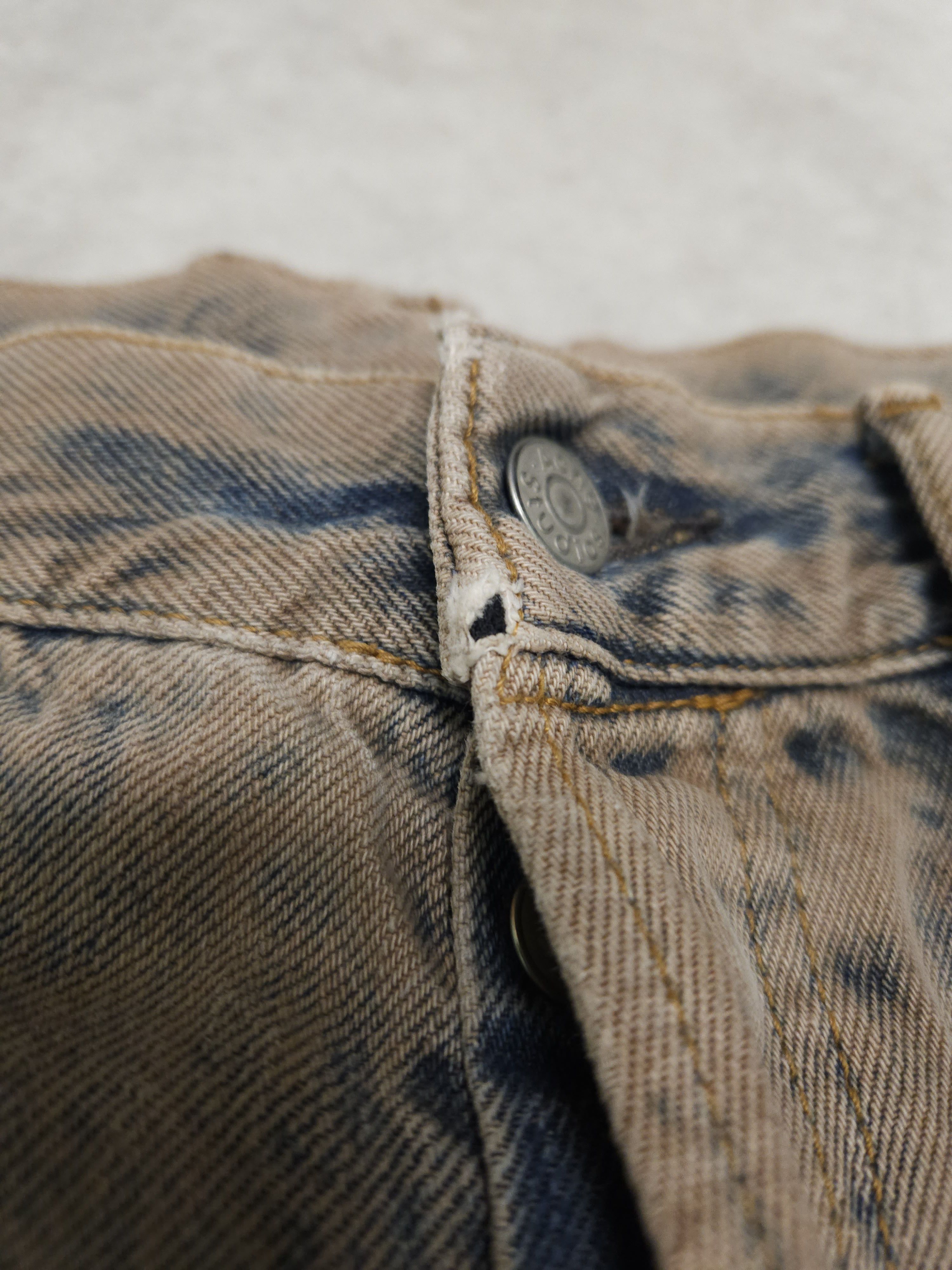 Acne Studios Acne studios 1989 drago road overdyed distressed baggy denim Size US 32 / EU 48 - 8 Thumbnail