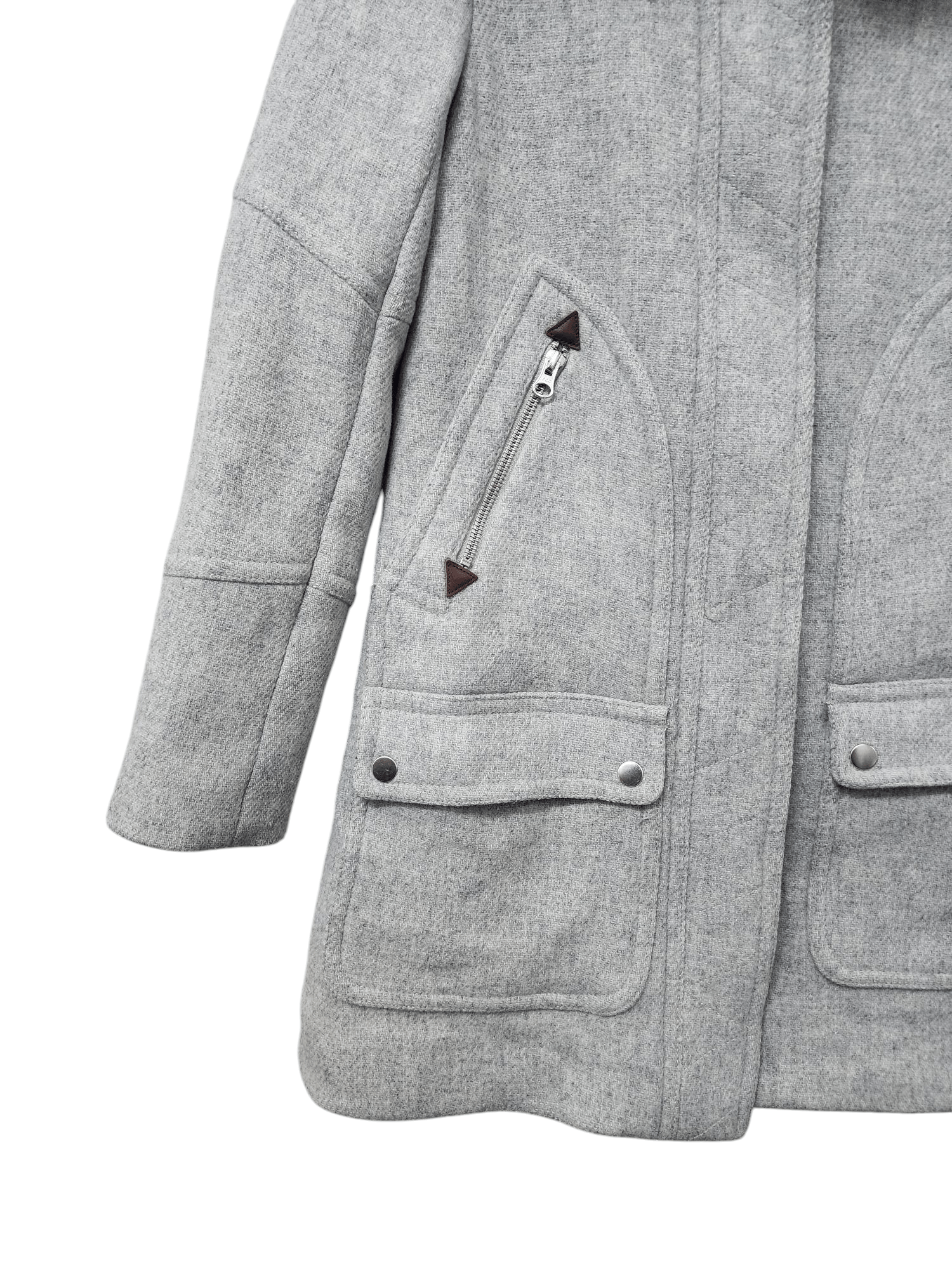 J.Crew J. Crew Stadium Cloth by Nello Gori Winter Zipper Jacket Size S / US 4 / IT 40 - 9 Thumbnail