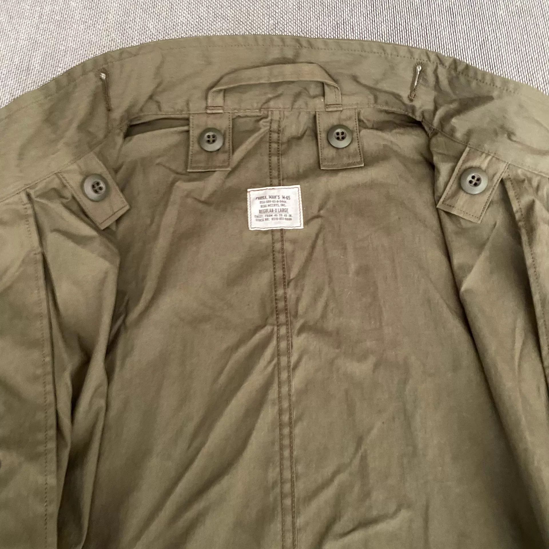 The Real McCoy's Real McCoy's M65 Parka Wool-Lined Pockets XL New Size US XL / EU 56 / 4 - 3 Thumbnail