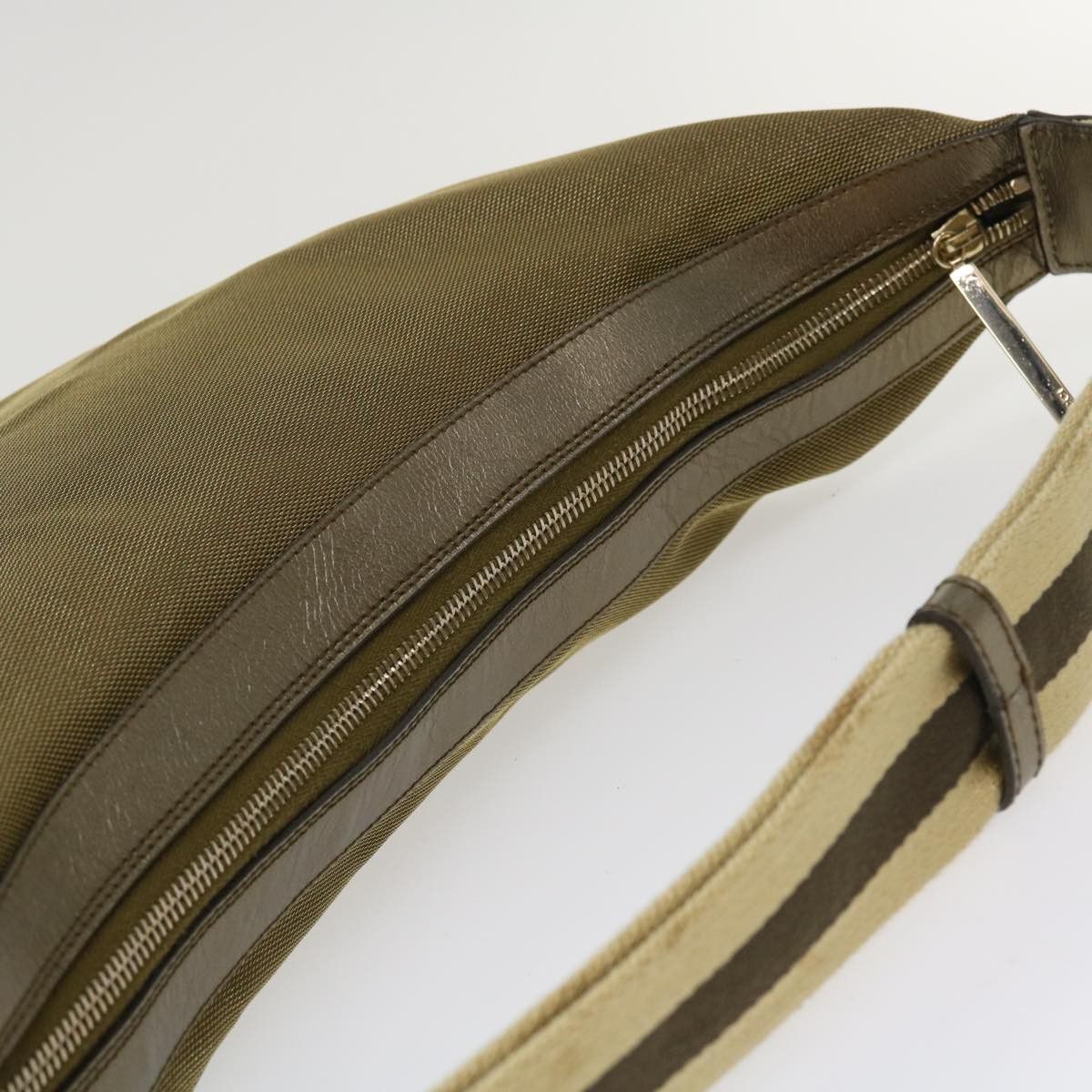 Gucci GUCCI Sherry Line Shoulder Bag Canvas Gold Size ONE SIZE - 7 Thumbnail