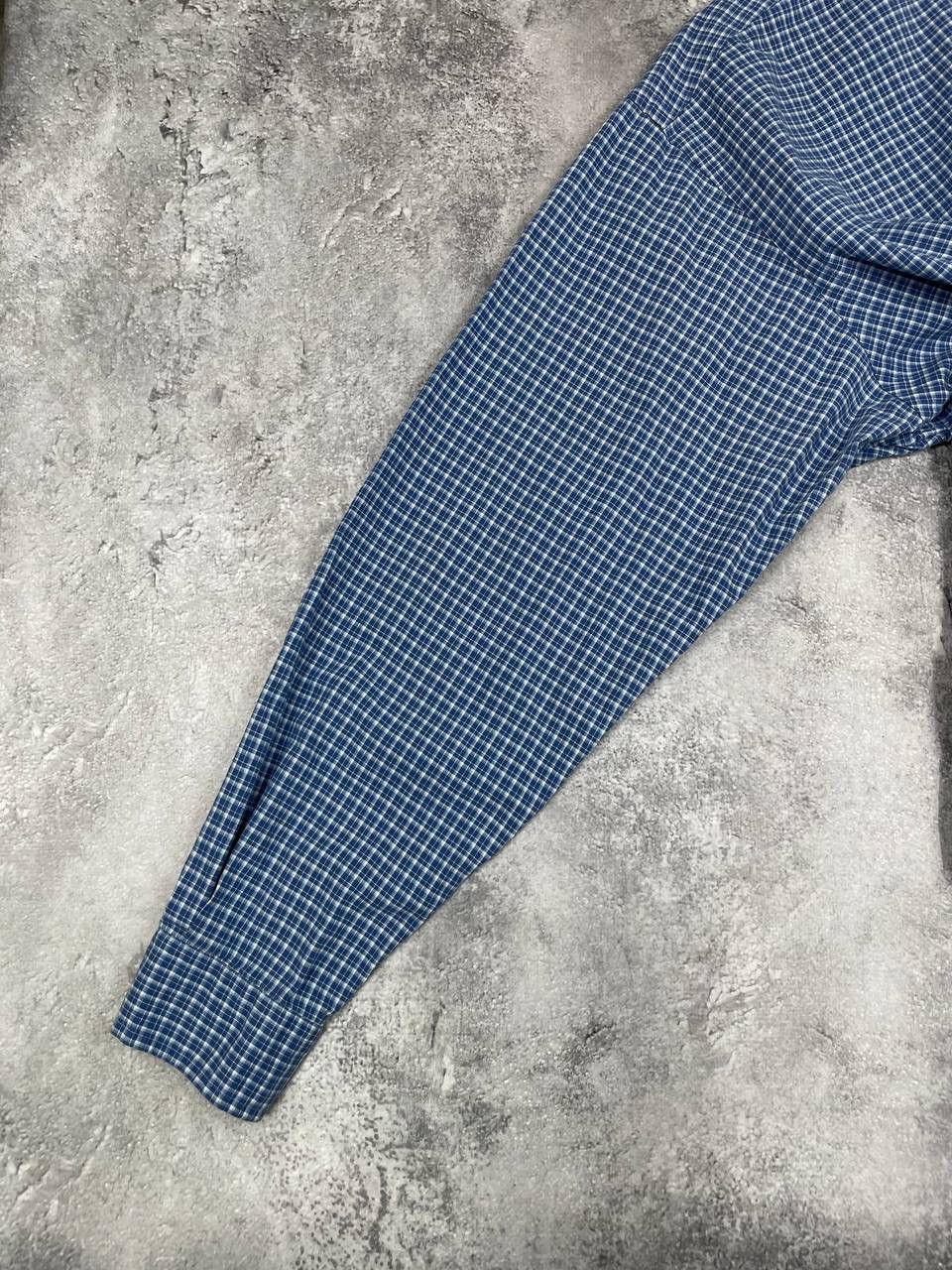 Ralph Lauren Ralph Lauren Men Cotton Shirt Button Down Check Blue White Size US L / EU 52-54 / 3 - 4 Thumbnail