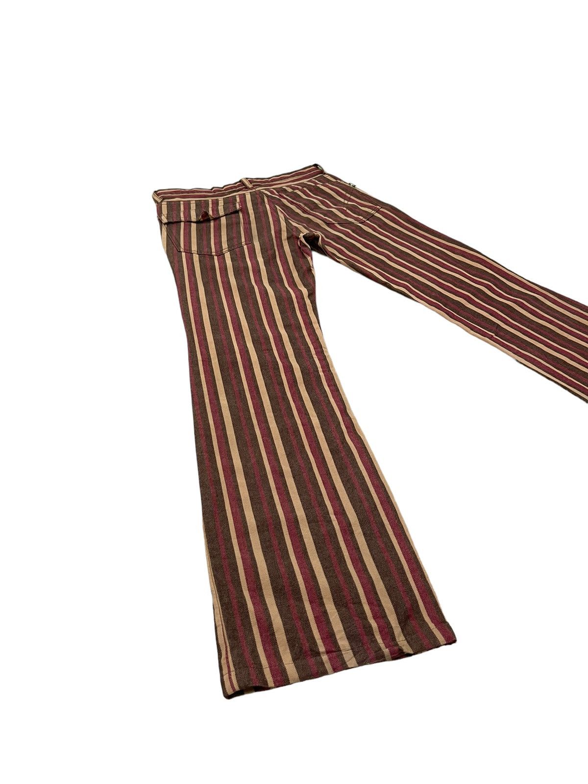 Japanese Brand Flare Jeans 291295 Homme Japan Striped Pant 6🟦2 Size US 32 / EU 48 - 11 Thumbnail