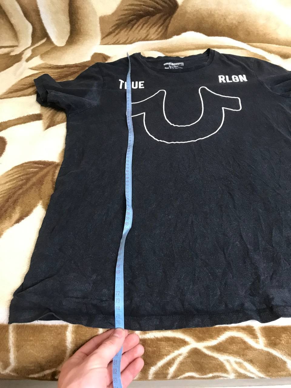 True Religion 🔥 Vintage True Religion Faded Washed T Shirt Logo Y2K Black Size US M / EU 48-50 / 2 - 6 Thumbnail