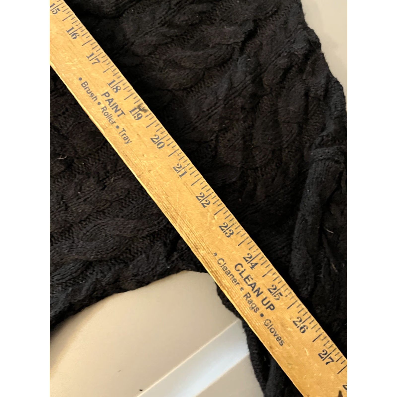 Aeropostale VINTAGE Aeropostale Knit Cardigan Sweater Women Medium Black All Seasons Open Button Cotton Acrylic Size M / US 6-8 / IT 42-44 - 5 Thumbnail