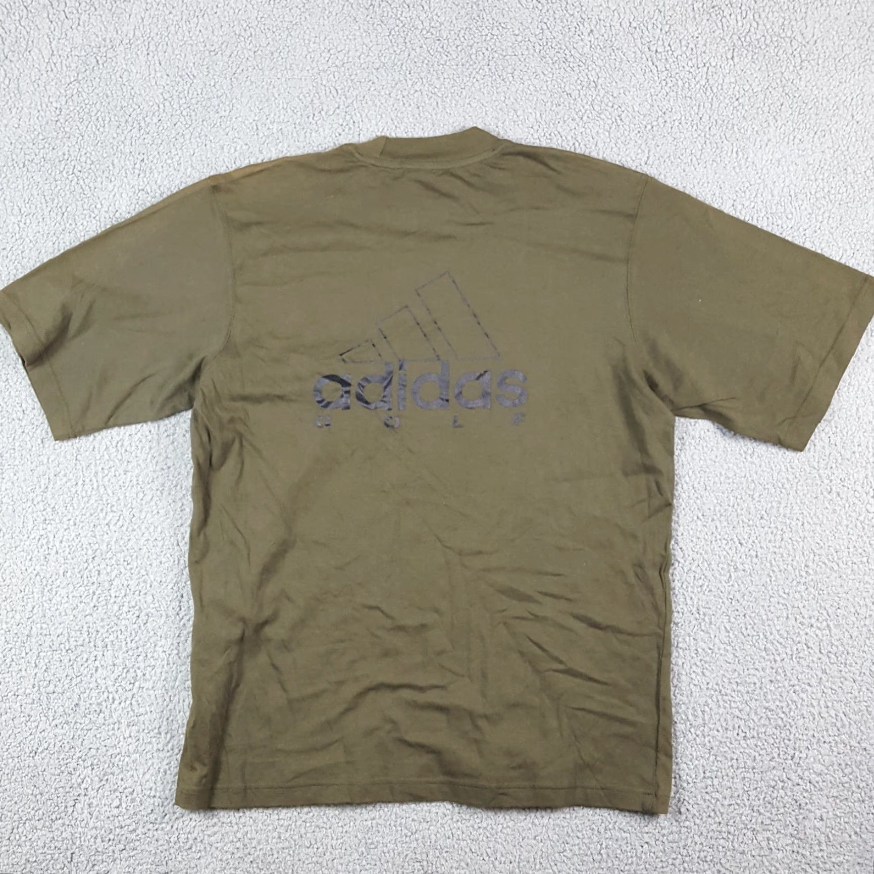 Adidas VINTAGE adidas Golf Brown Relaxed Fit T-Shirt Small 90s Y2K Grunge Skate Retro Mens Size US S / EU 44-46 / 1 - 5 Thumbnail